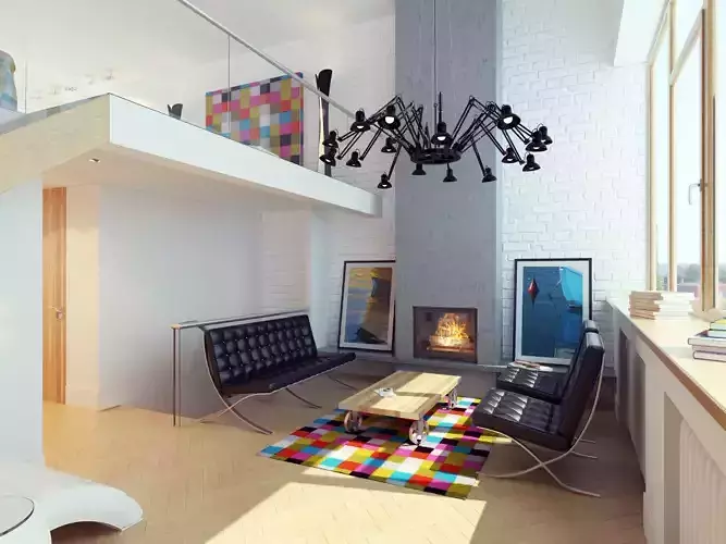 loft apartment Interior