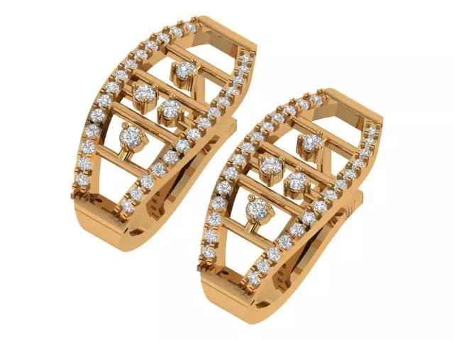 U Shape Earring 3D print model