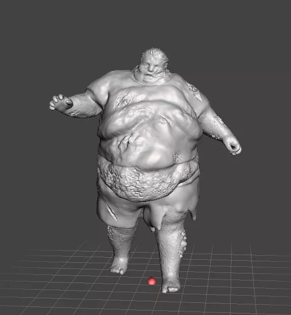 RE WHOPPER MINIATURE MODEL FIGURE FANTASY OR HORROR GAME RPG DND 3D print model