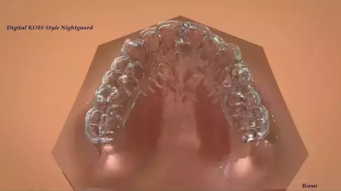 Digital KOIS Style Nightguard 3D print model