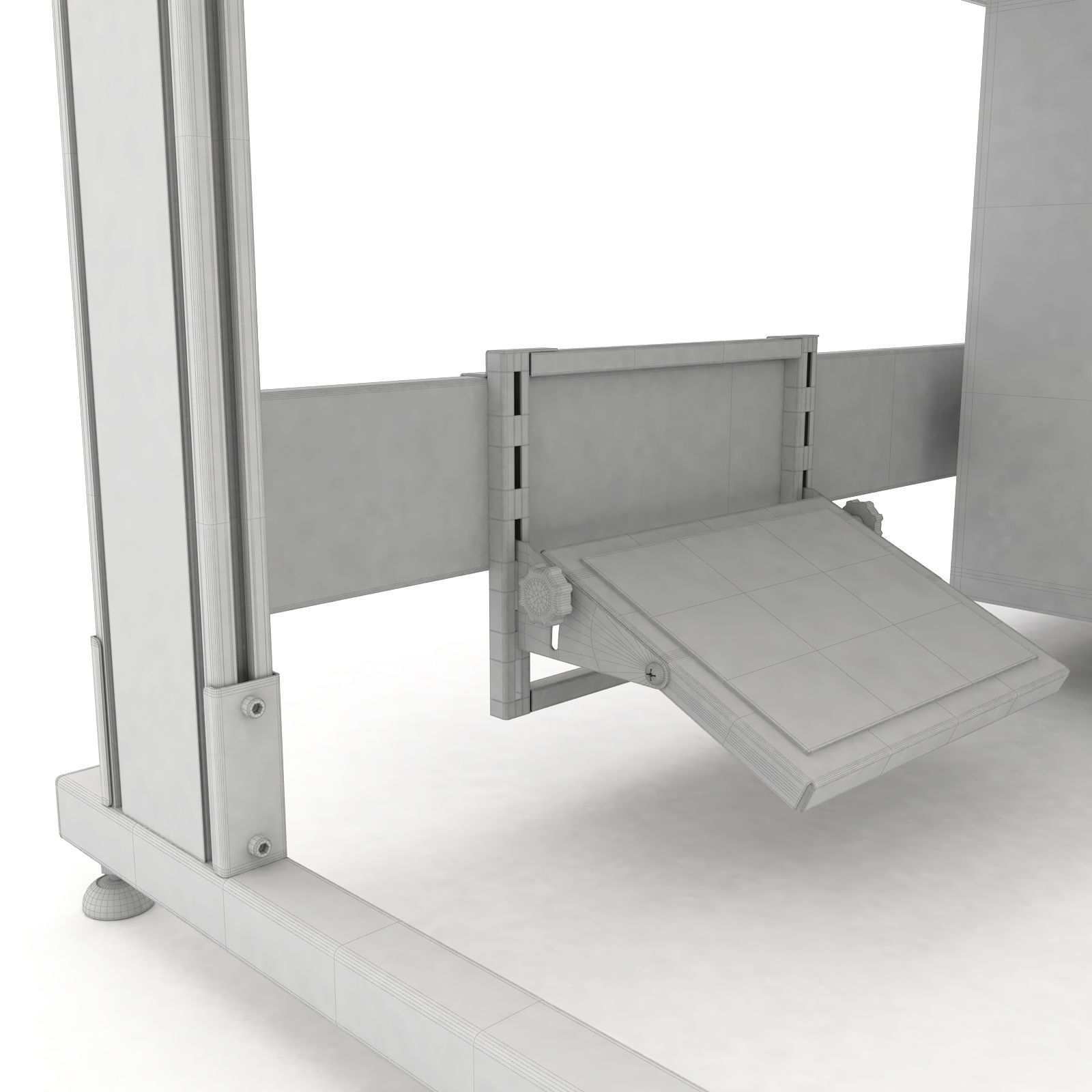 Antistatic table 3D model_9