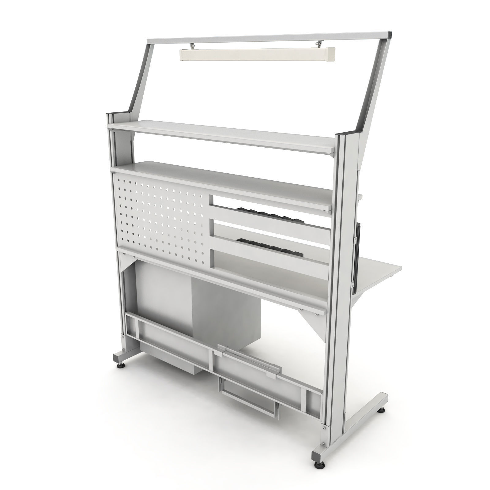 Antistatic table 3D model_3