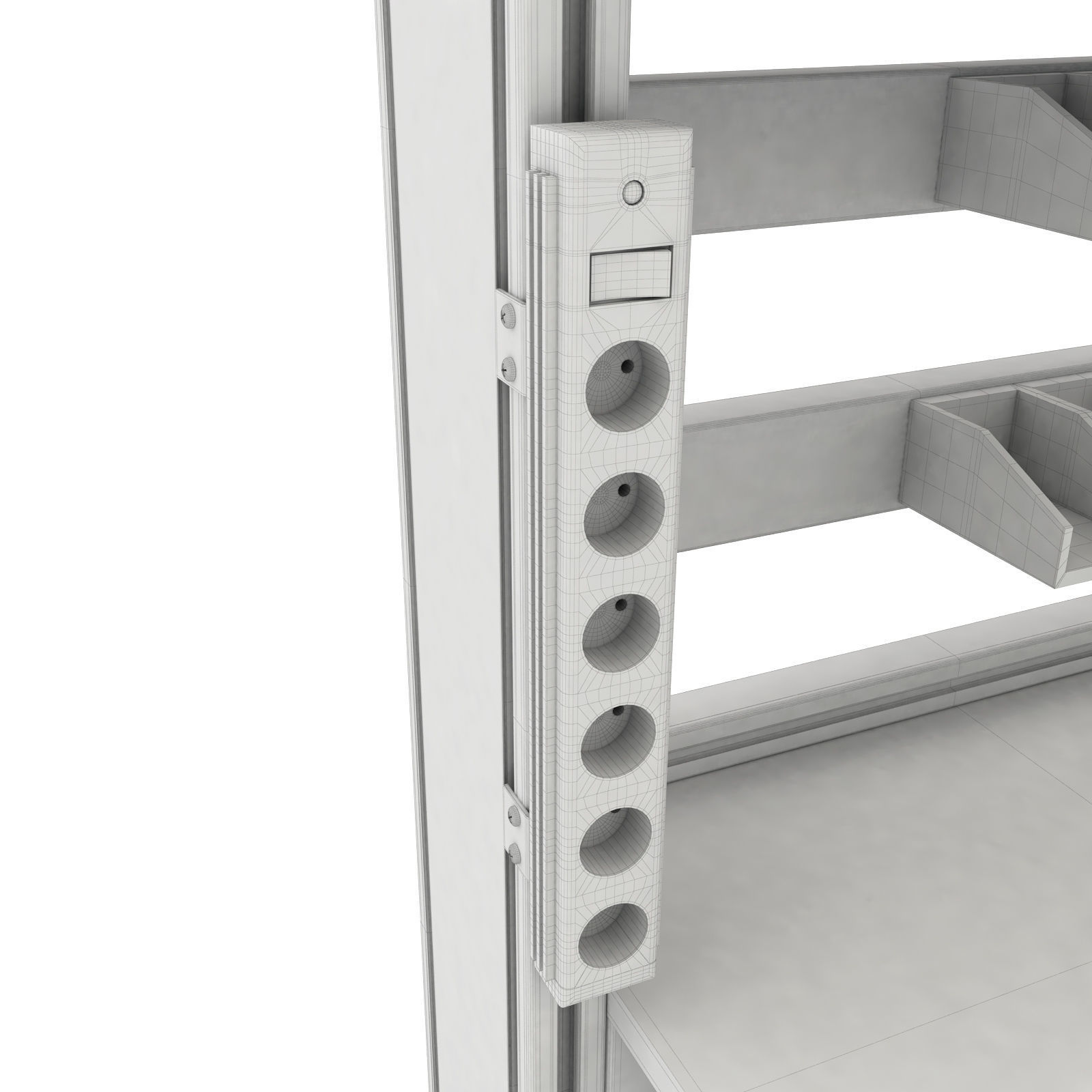 Antistatic table 3D model_10