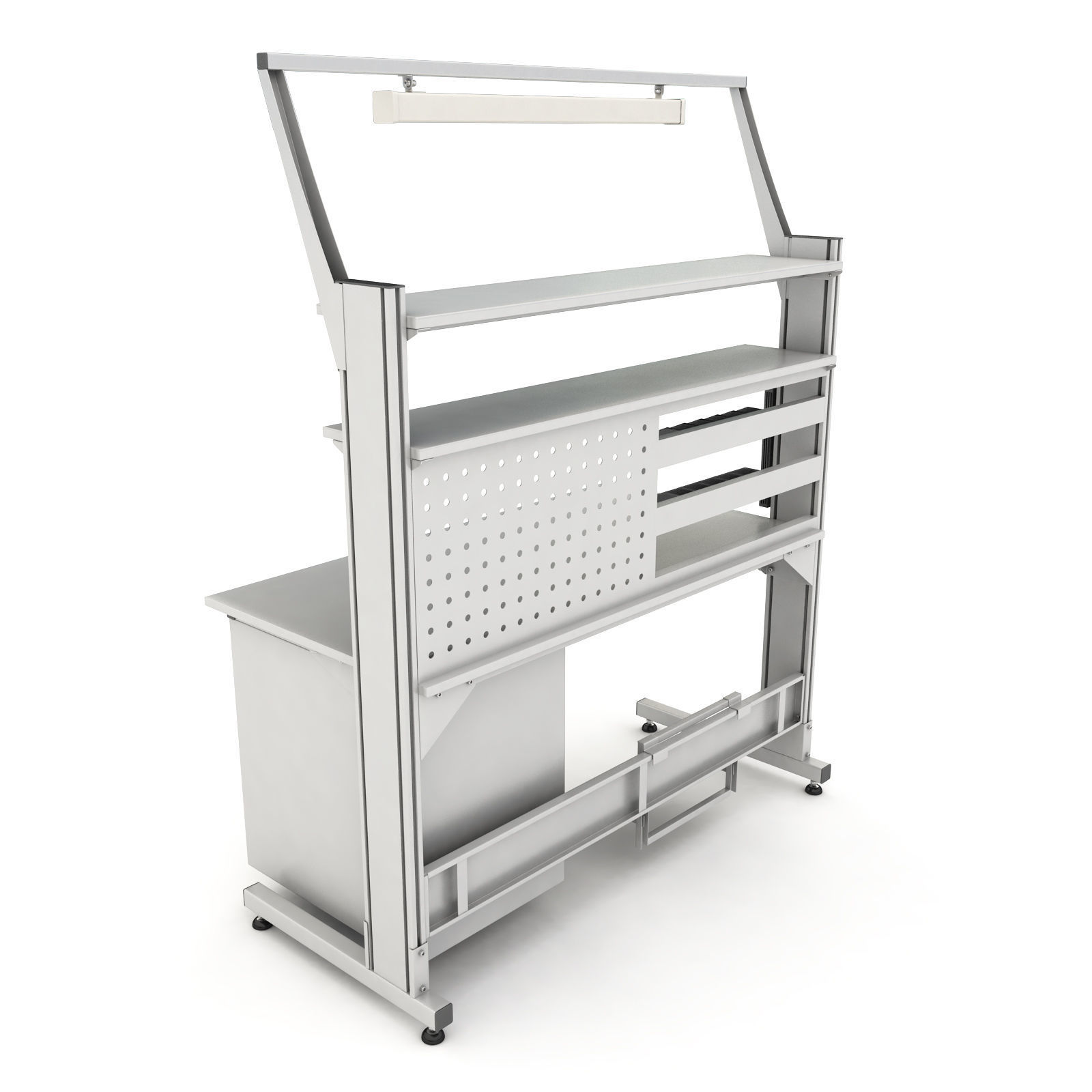 Antistatic table 3D model_11