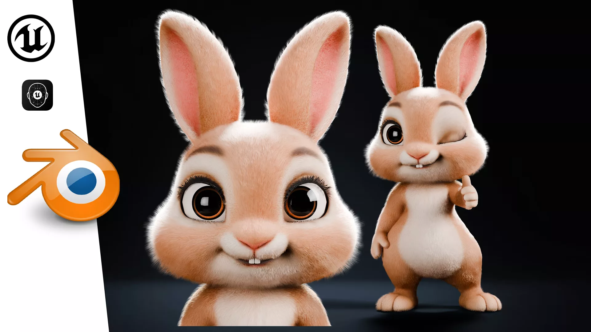 3D model Cute Stylized Rabbit VR / AR / low-poly | CGTrader