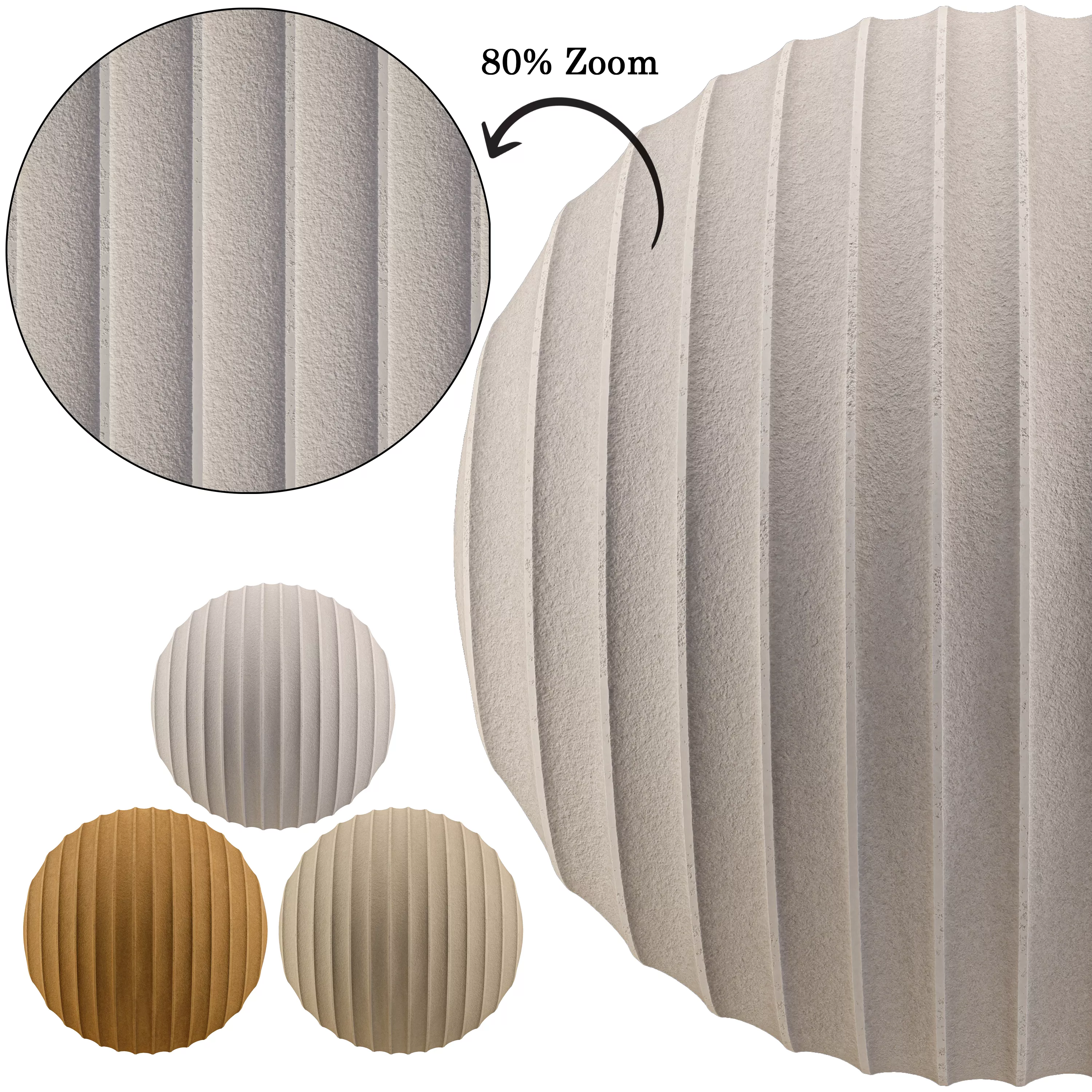 Fluted Stucco 08 - Seamless Texture