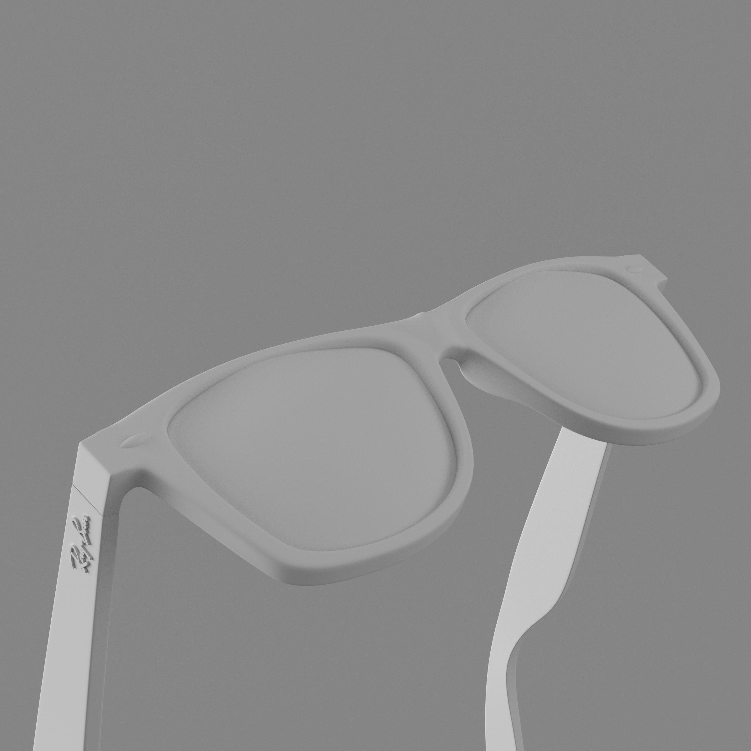 Ray-Ban New Wayfarer glasses 3D model_2