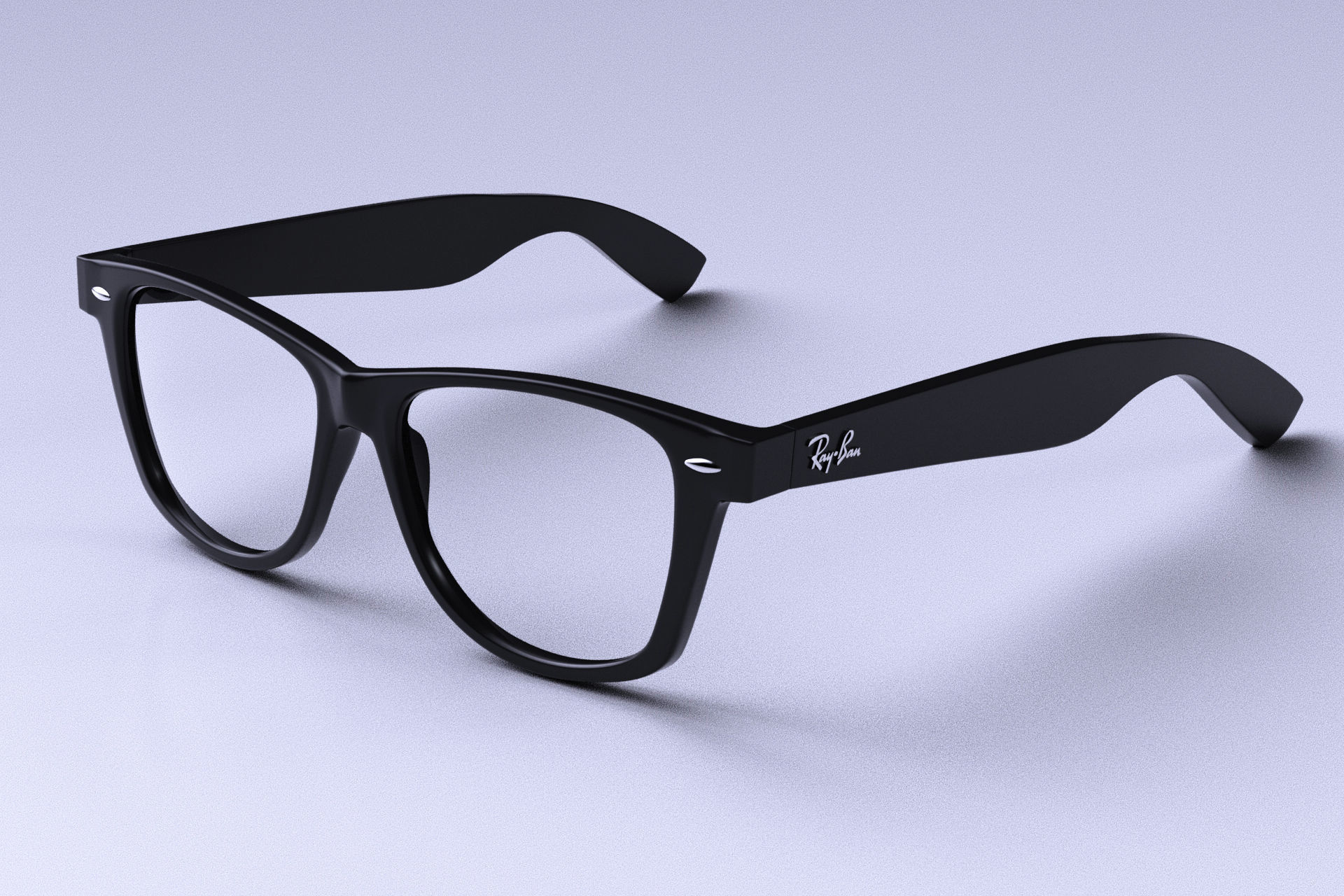 Ray-Ban New Wayfarer glasses 3D model_4