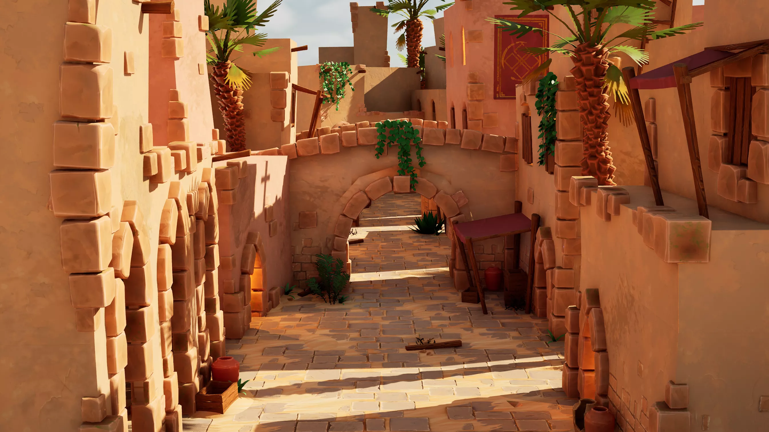 Mediterranean asset package Free low-poly 3D model