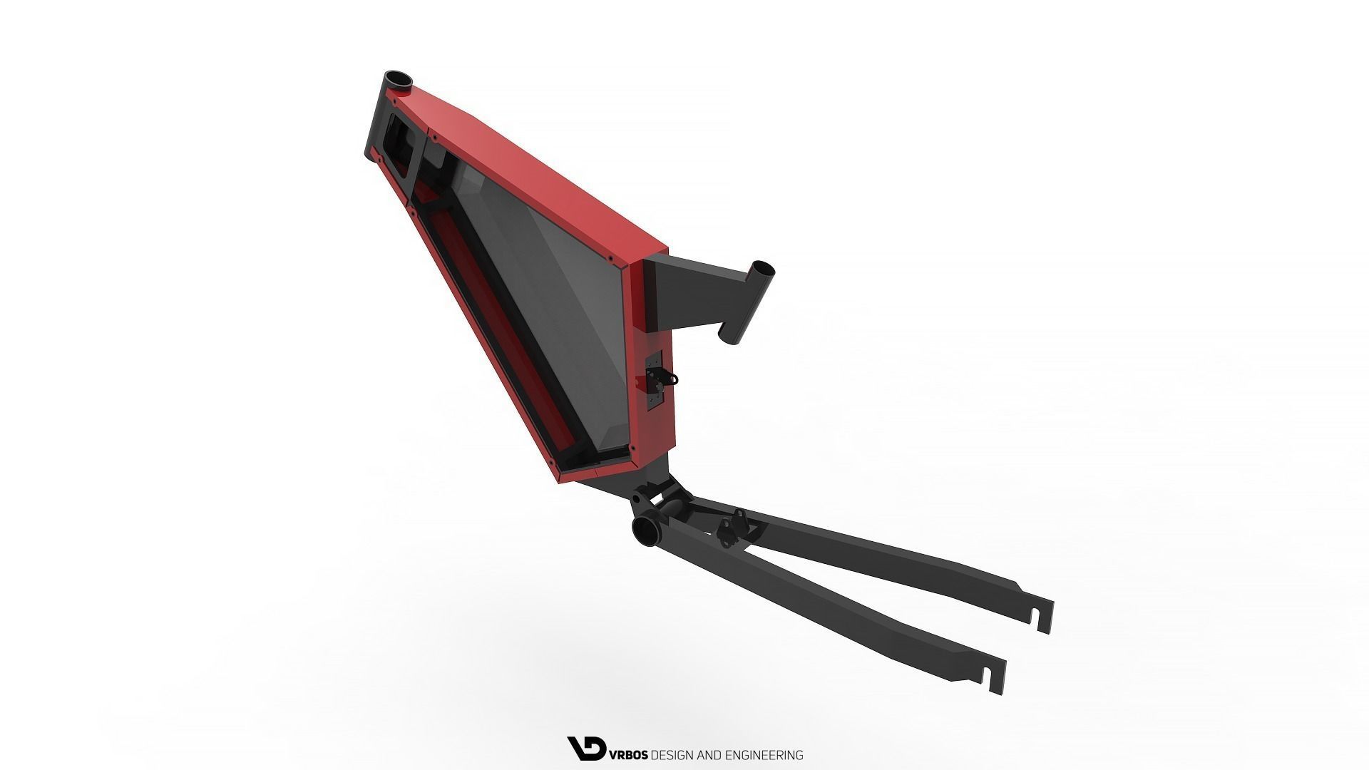 Electrical Bicycle Frame 3D model_10
