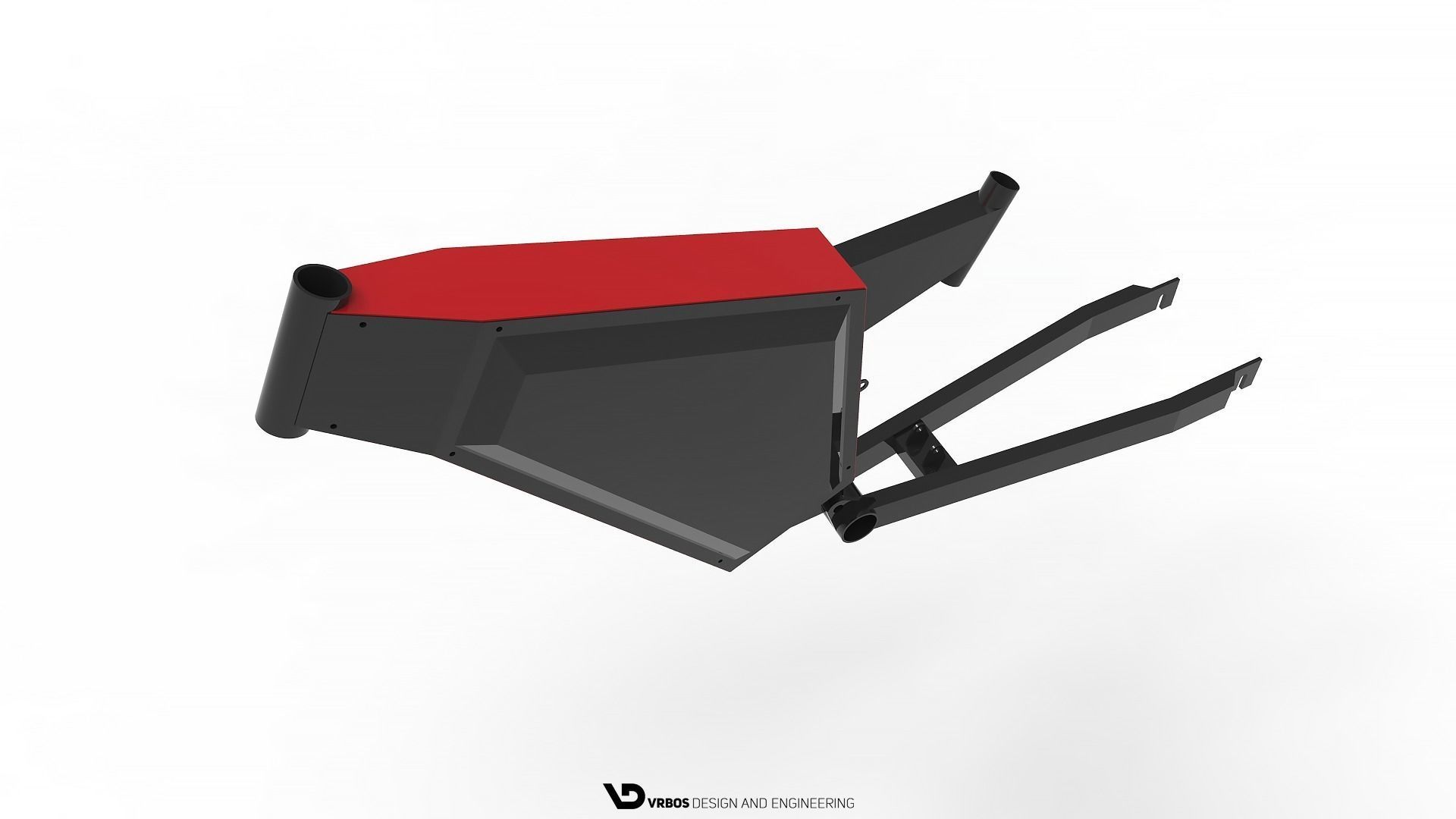Electrical Bicycle Frame 3D model_13