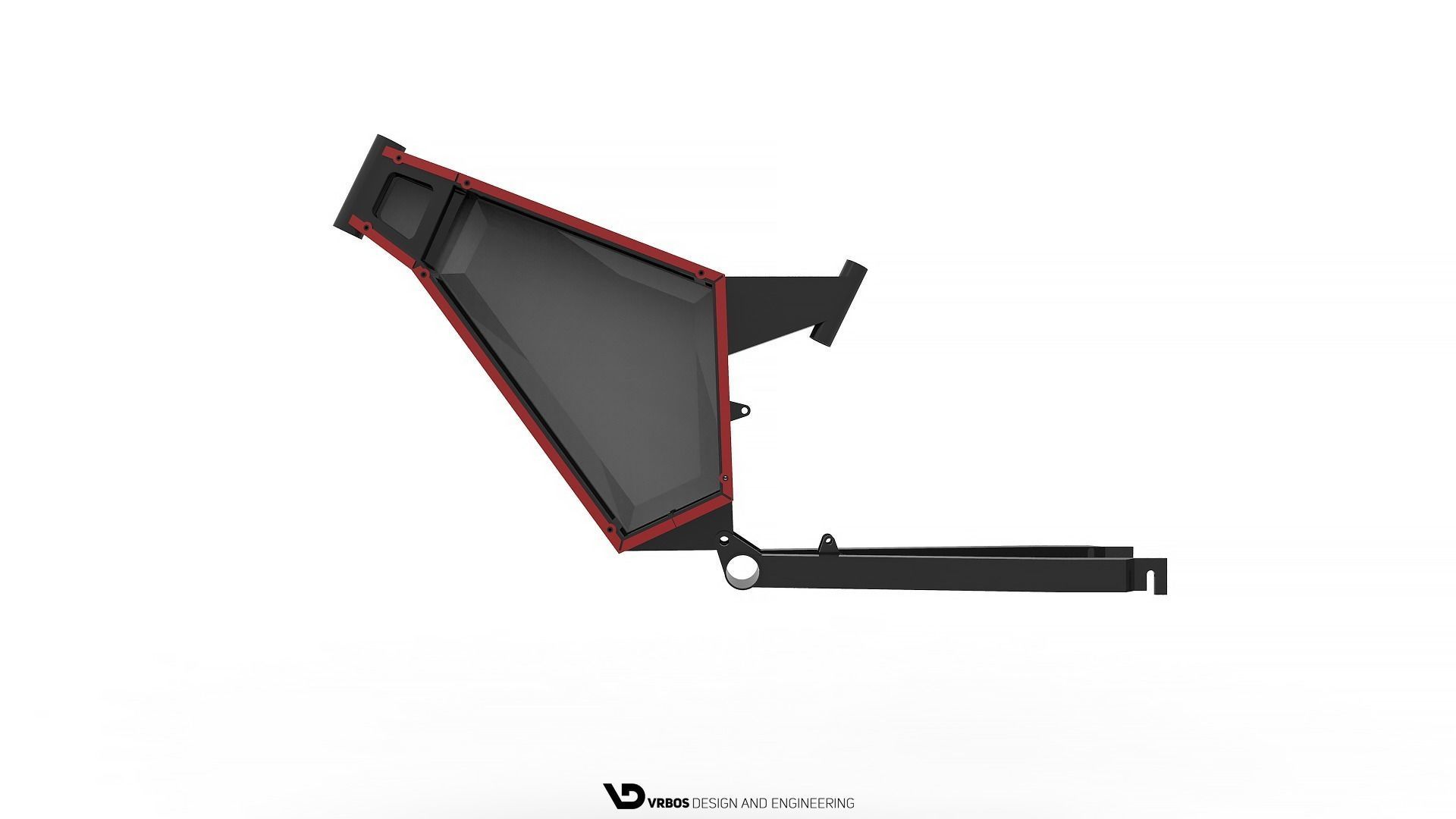 Electrical Bicycle Frame 3D model_11