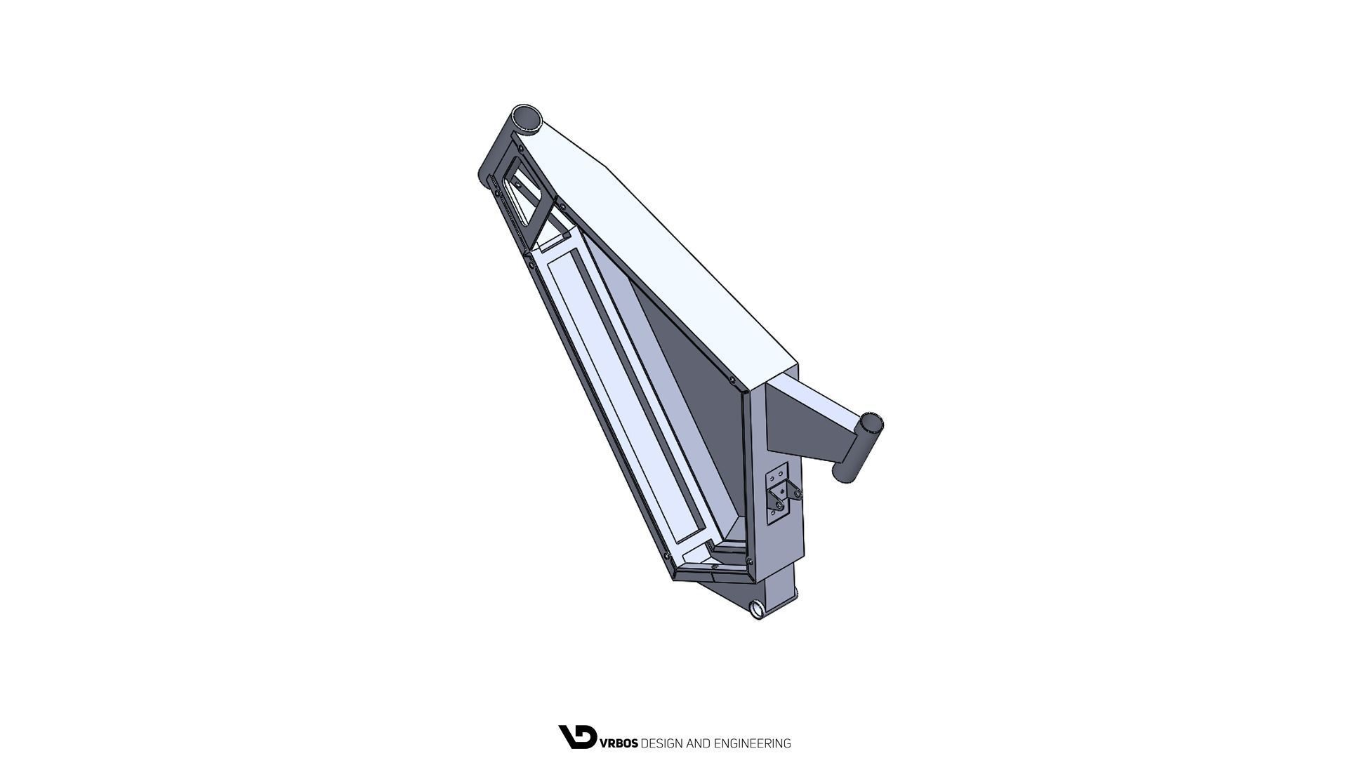 Electrical Bicycle Frame 3D model_2