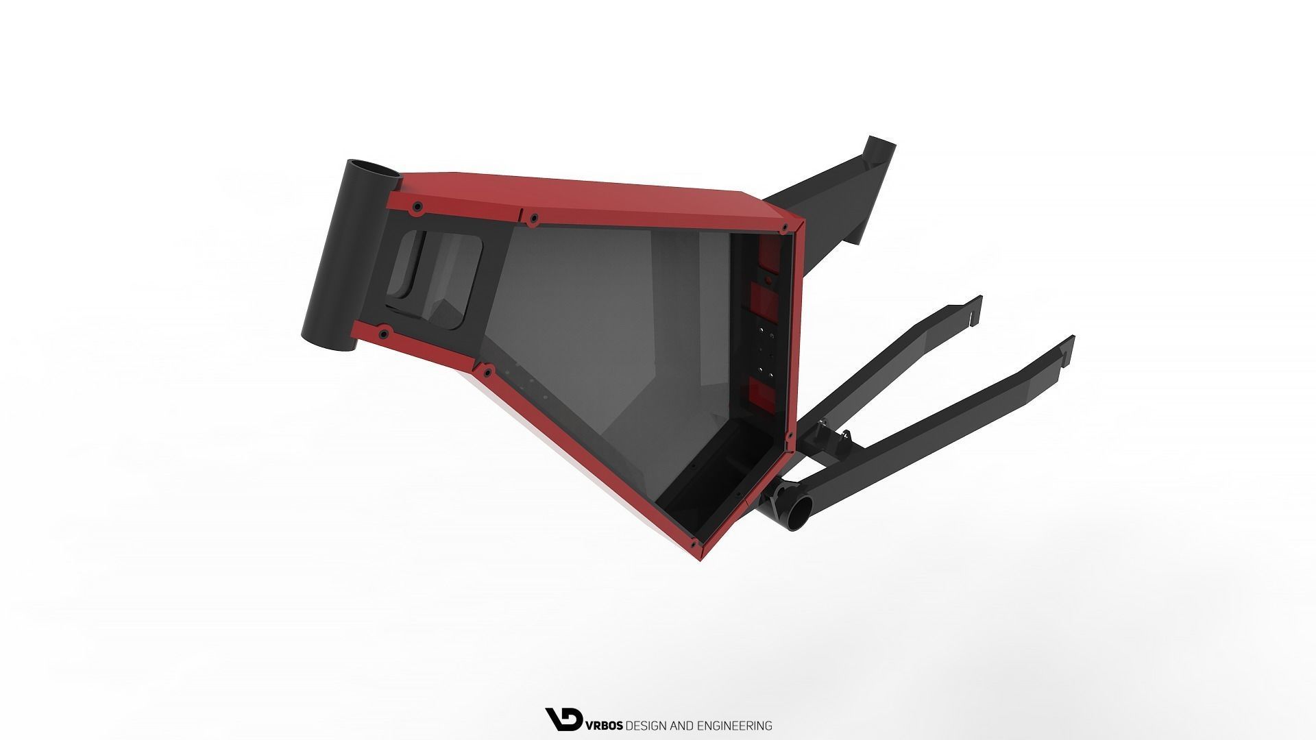 Electrical Bicycle Frame 3D model_12