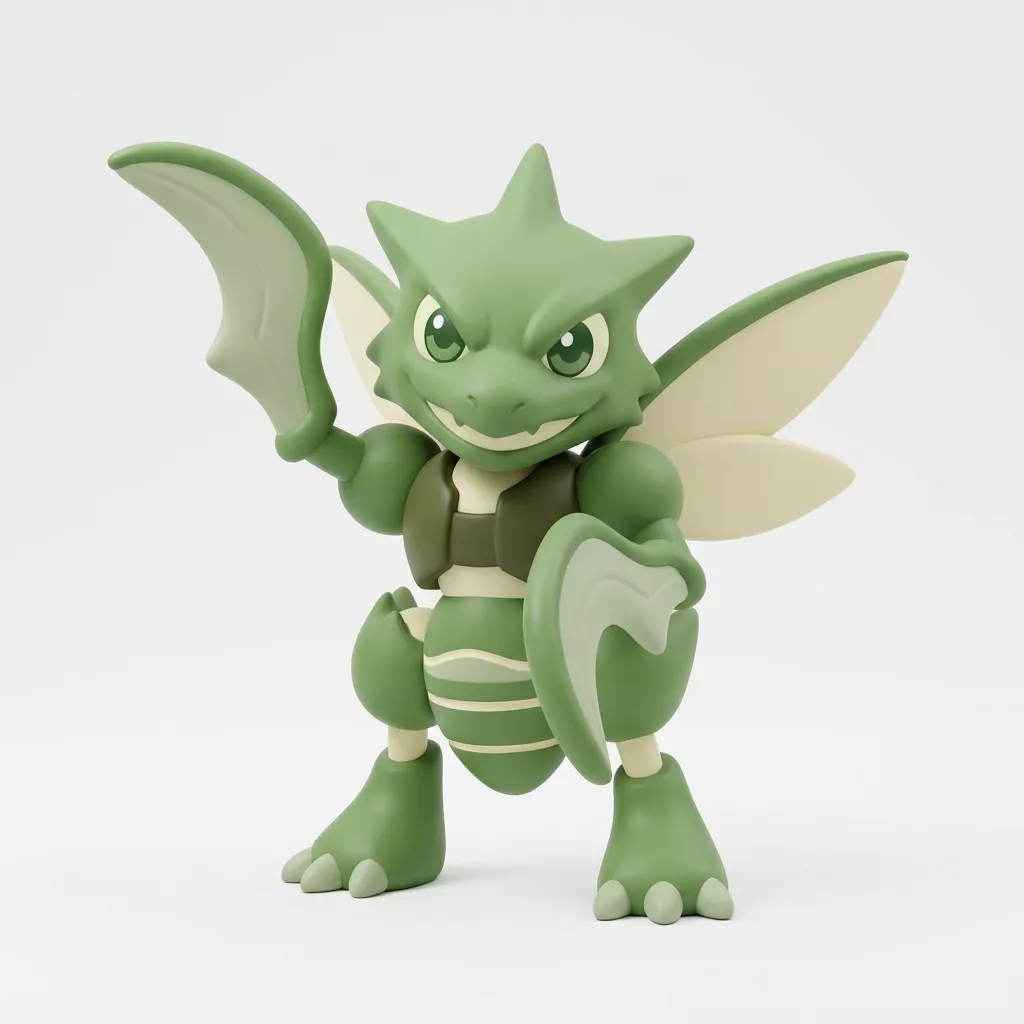 SCYTHER CHIBI 3D print model