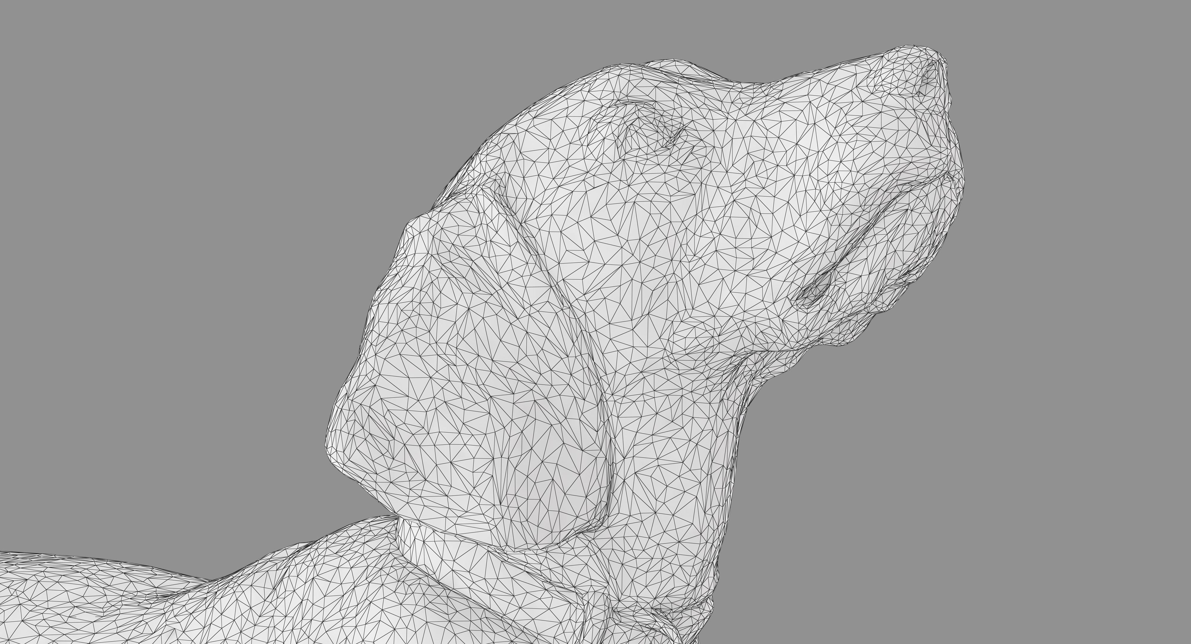 Beagle Standing 3D model_12