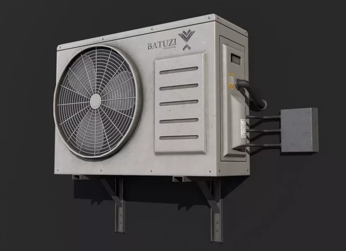 Air Conditioner PBR Low Poly 