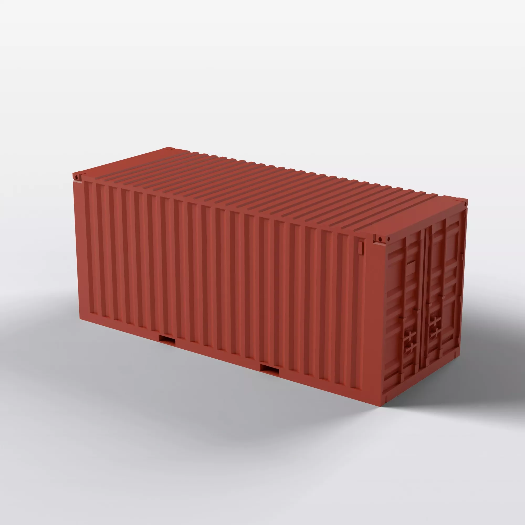 3D Printable Shipping Containers All Scales 3D print model