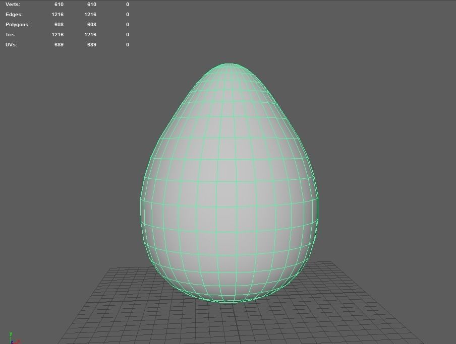 Killdeer Egg Low-poly 3D model_3