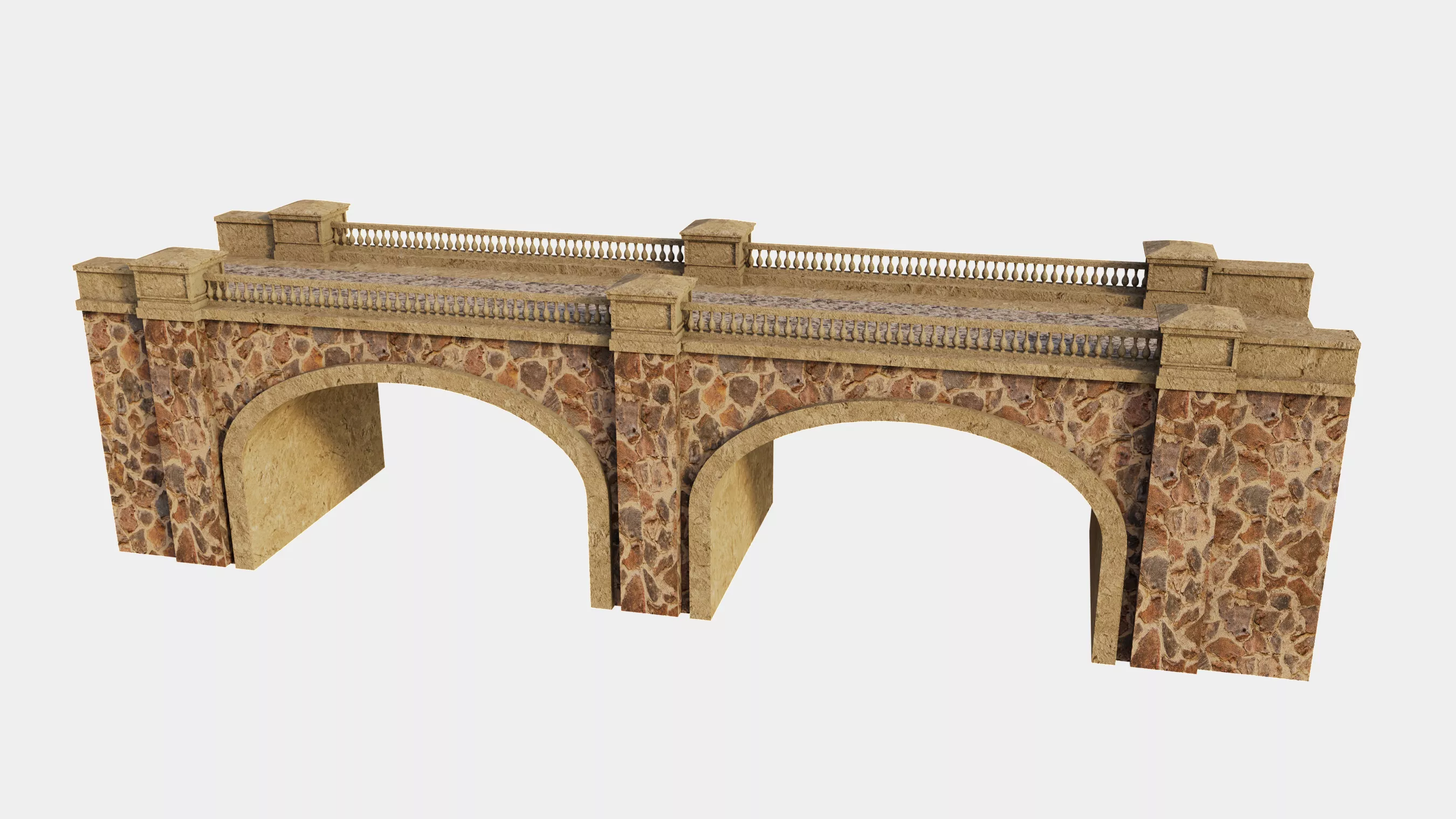 Ancient Bridge Free 3D model