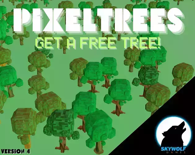 Pixel Tree 5 Pack