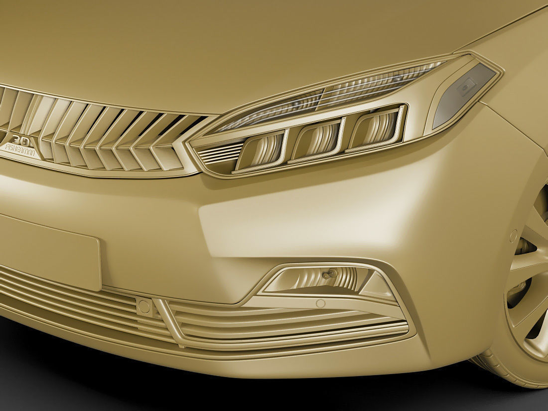 Generic Compact Sedan 3D model_17