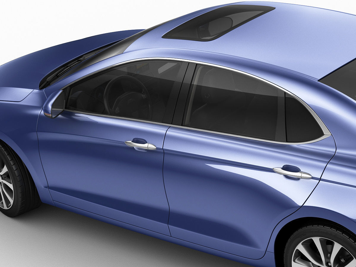 Generic Compact Sedan 3D model_12