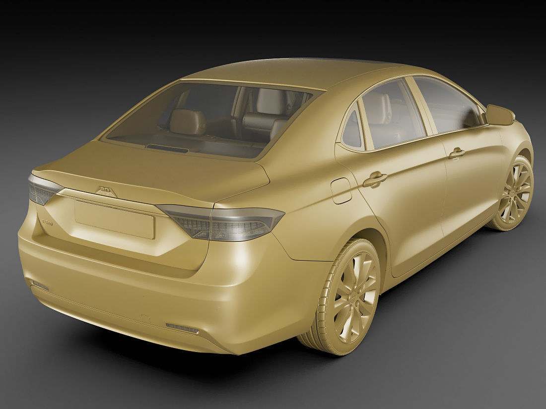 Generic Compact Sedan 3D model_16