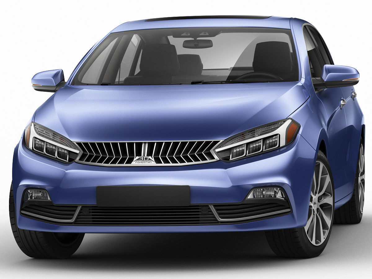 Generic Compact Sedan 3D model_10