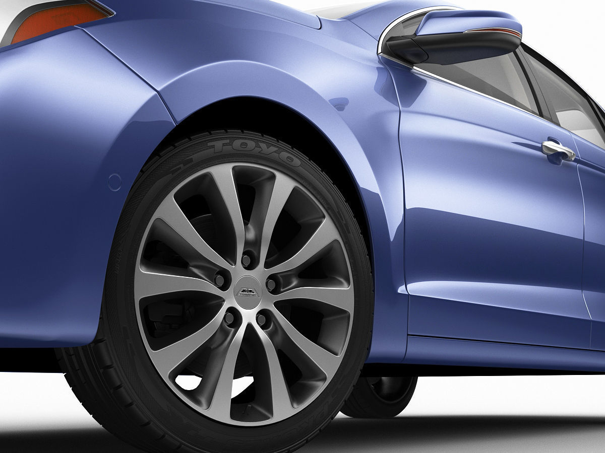 Generic Compact Sedan 3D model_9