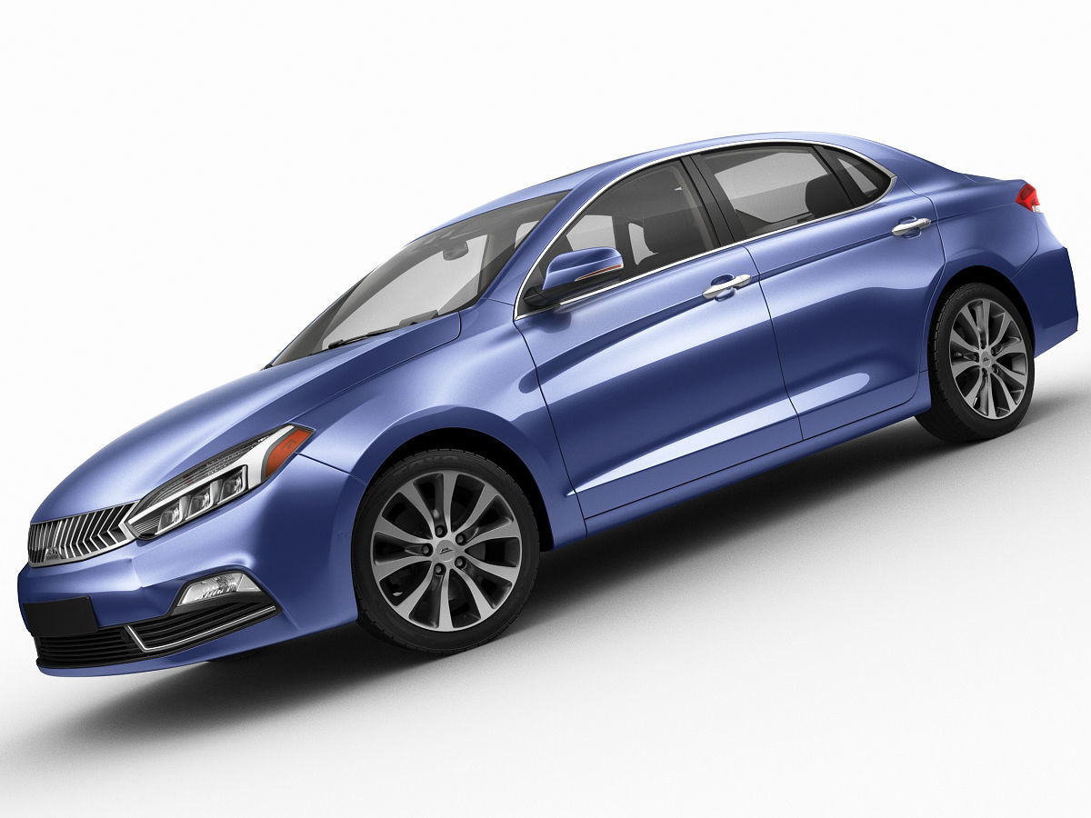 Generic Compact Sedan 3D model_7