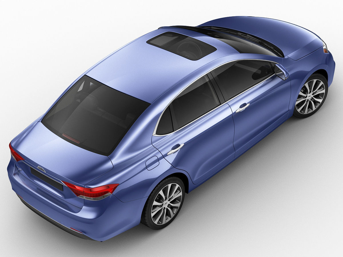 Generic Compact Sedan 3D model_6