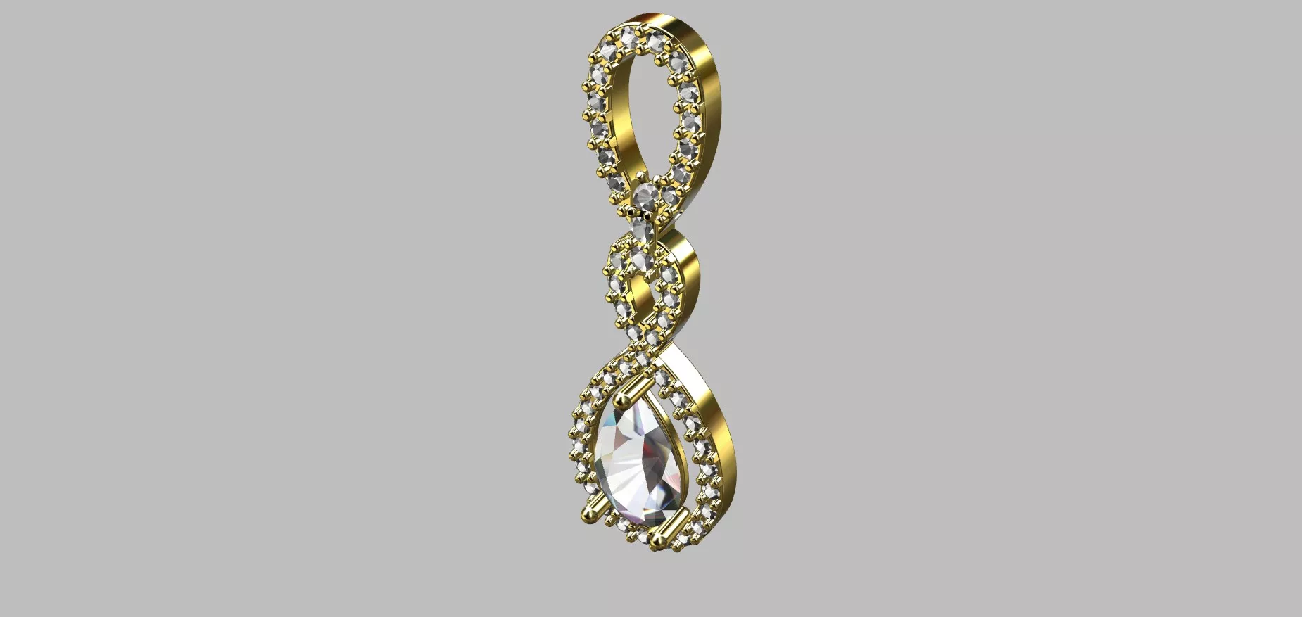Teardrop Earring 5 09x8 15x3 13mm 3D print model