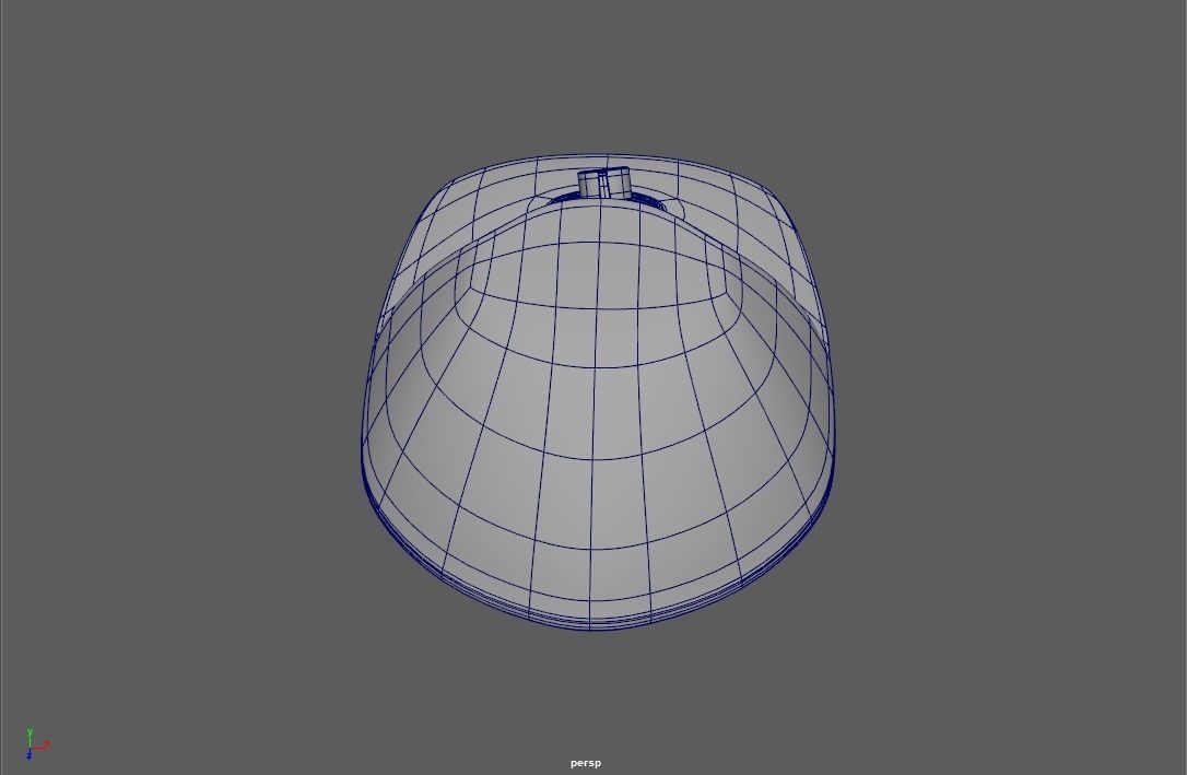 Summer Hat With Fan Low-poly 3D model_7