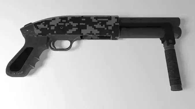SERBU SUPER SHORTY - G12 SHOTGUN - DIGITAL CAMO