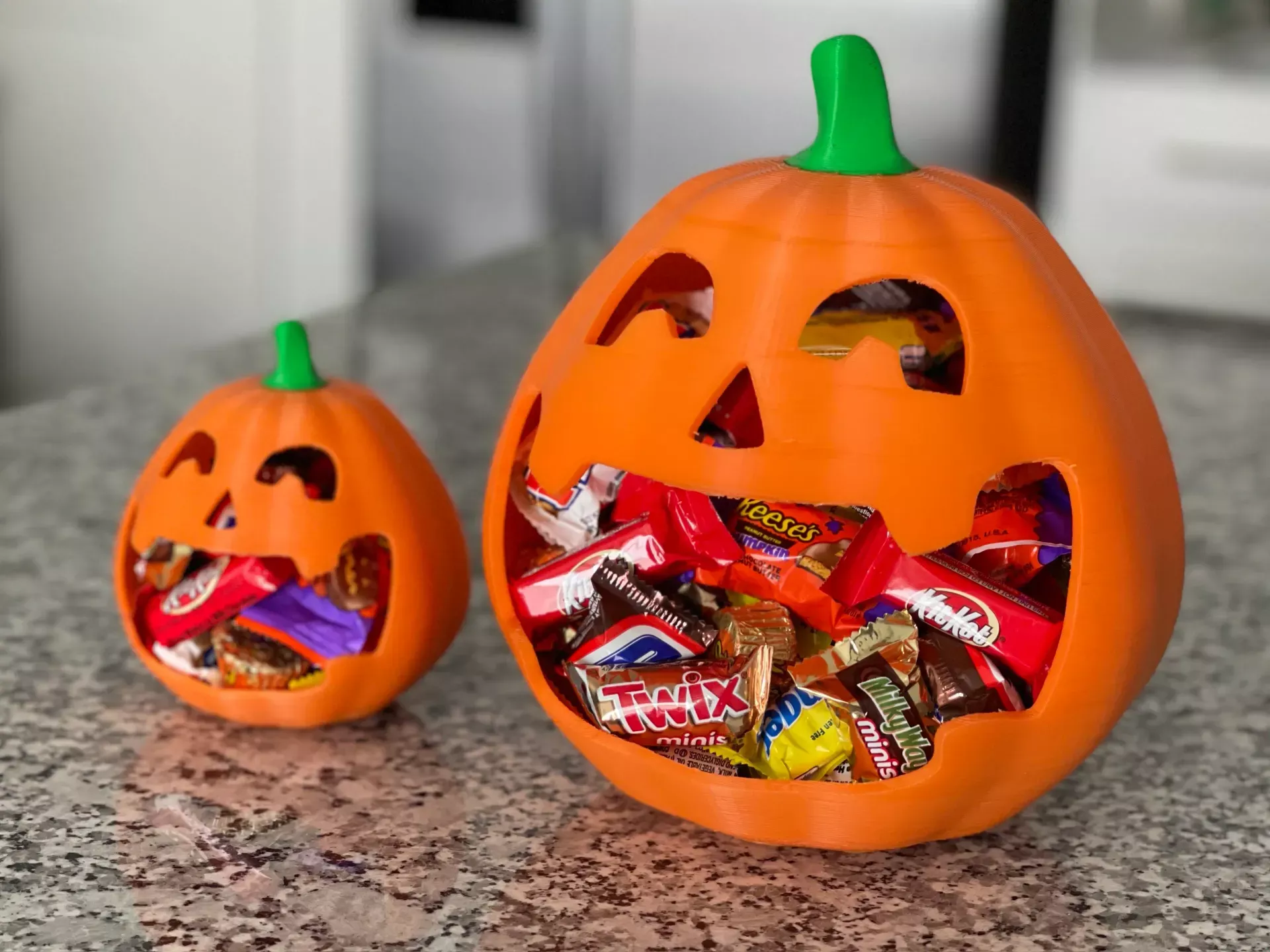 Halloween Pumpkin Candy Bowl 3D Model 3D print model