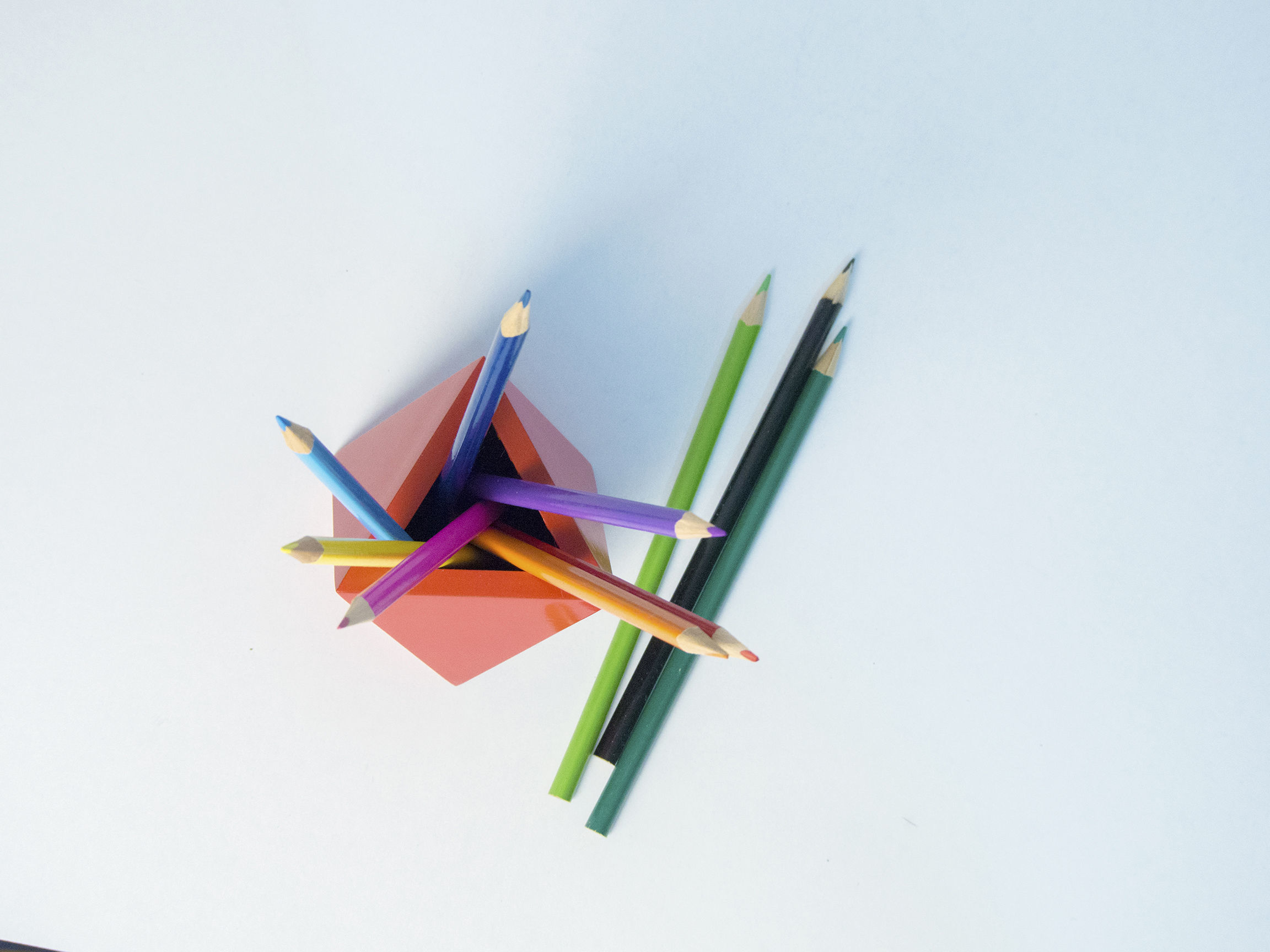 Octaedro planter 3D print model_2