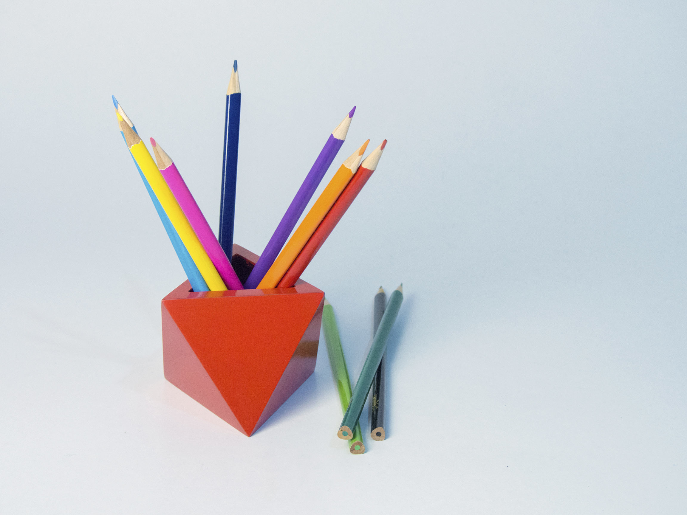 Octaedro planter 3D print model_3