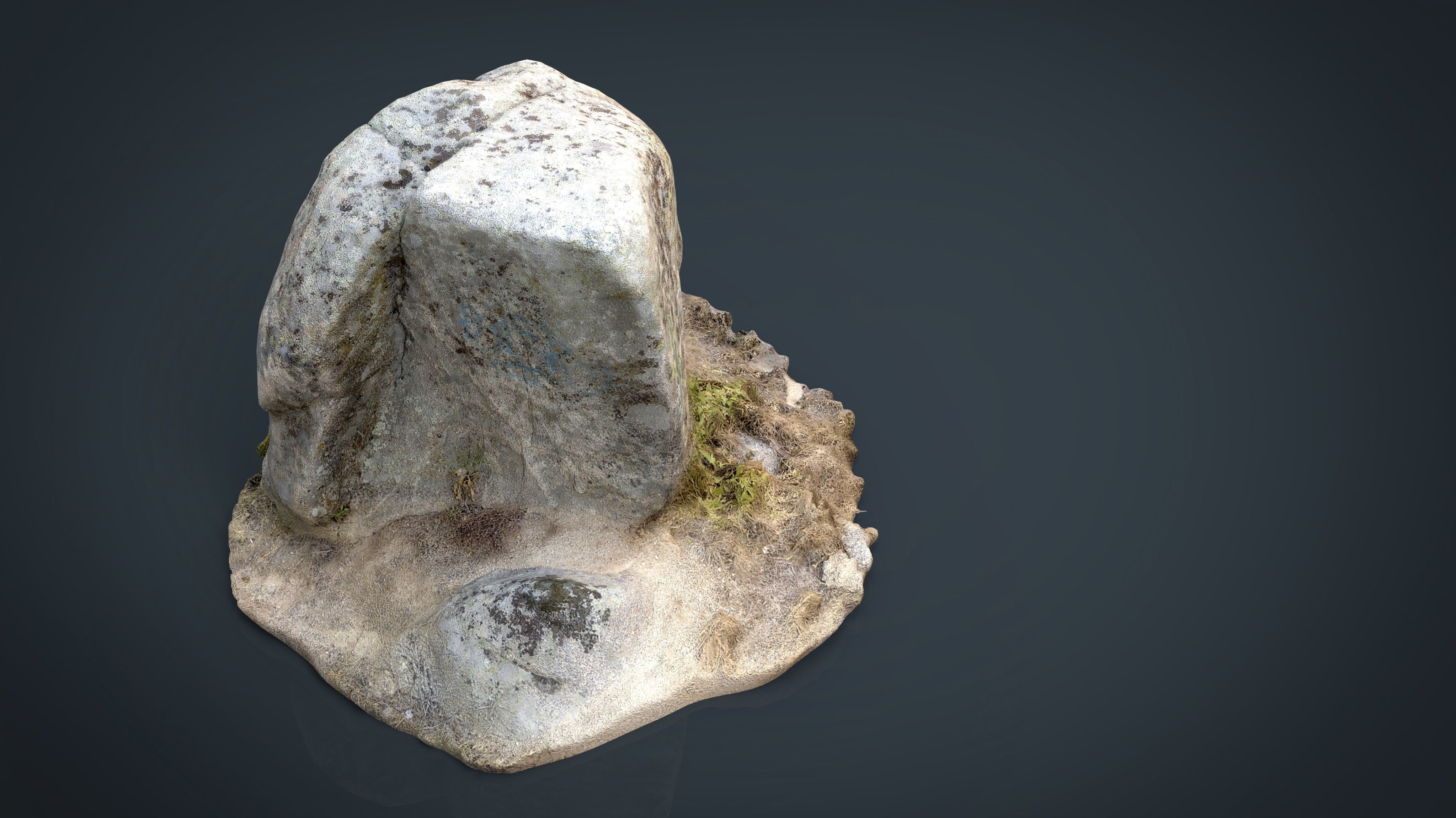 Rock 19 Low-poly 3D model_11
