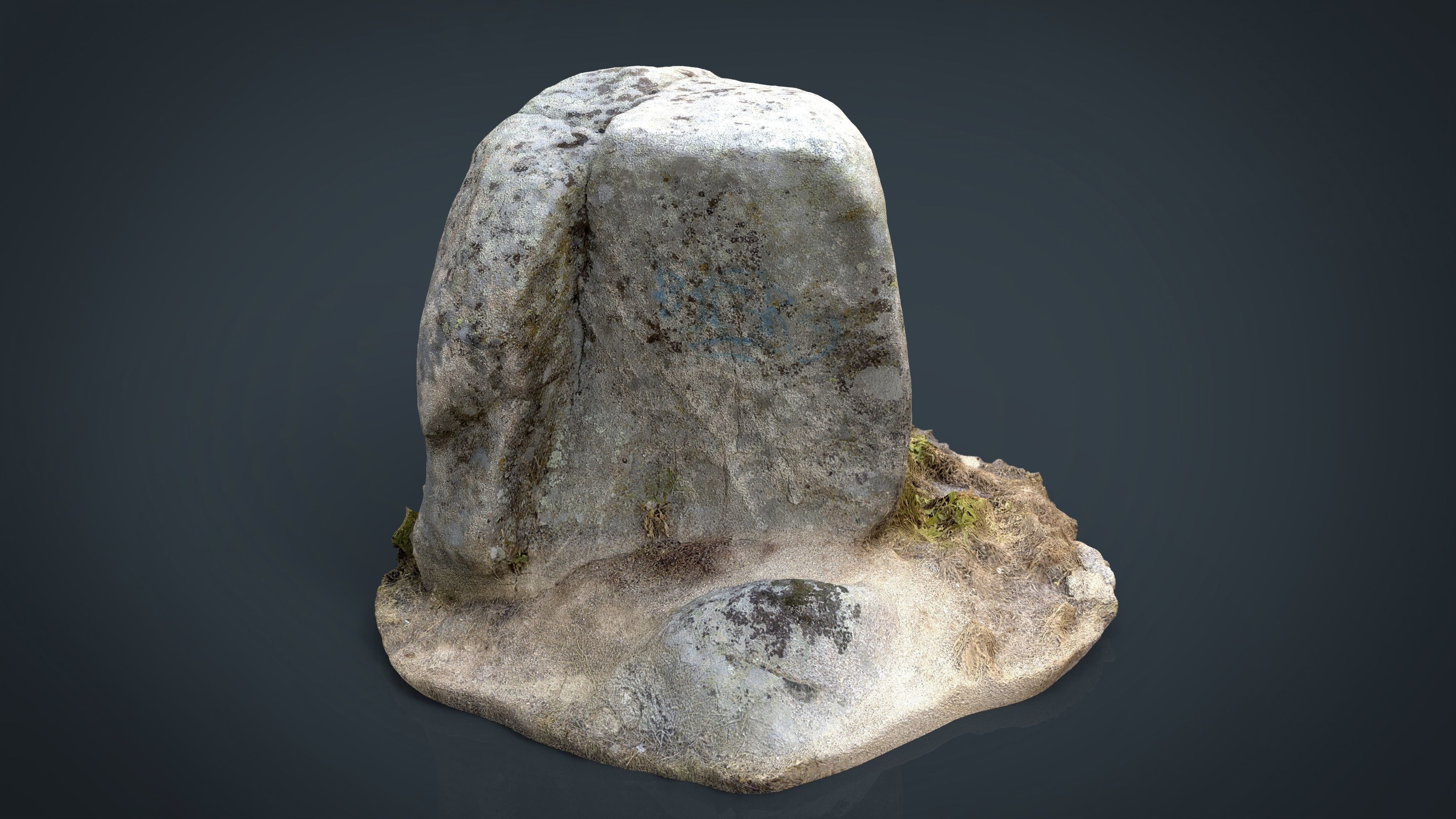 Rock 19 Low-poly 3D model_5