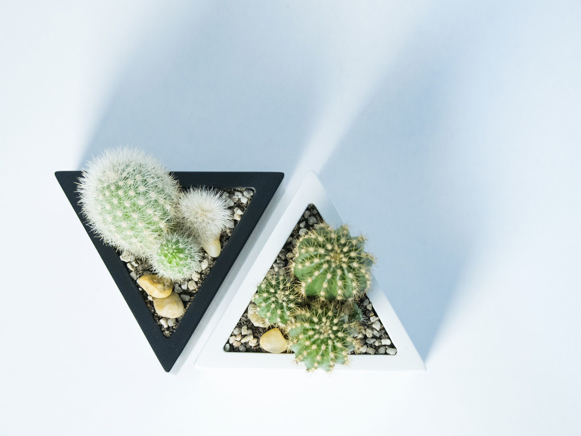 Prisma planter 3D print model_2