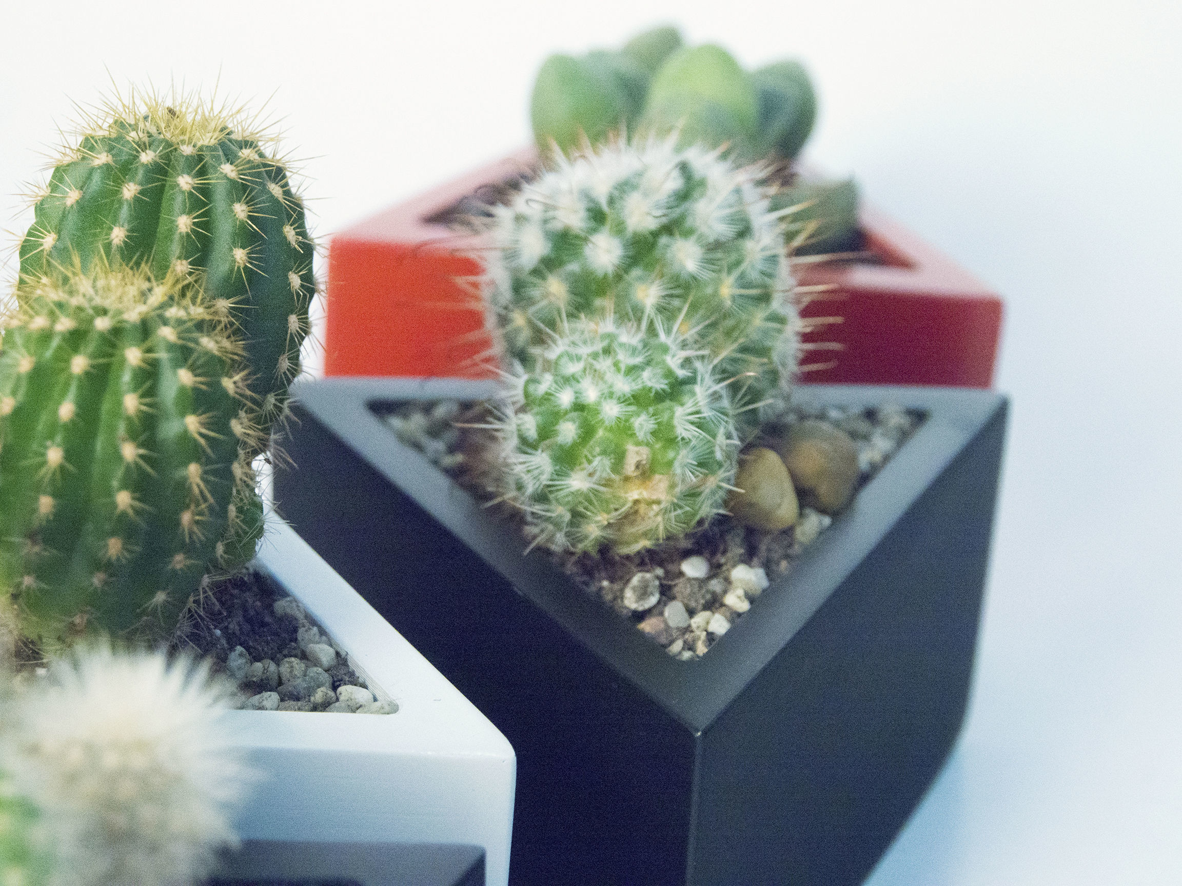 Prisma planter 3D print model_5