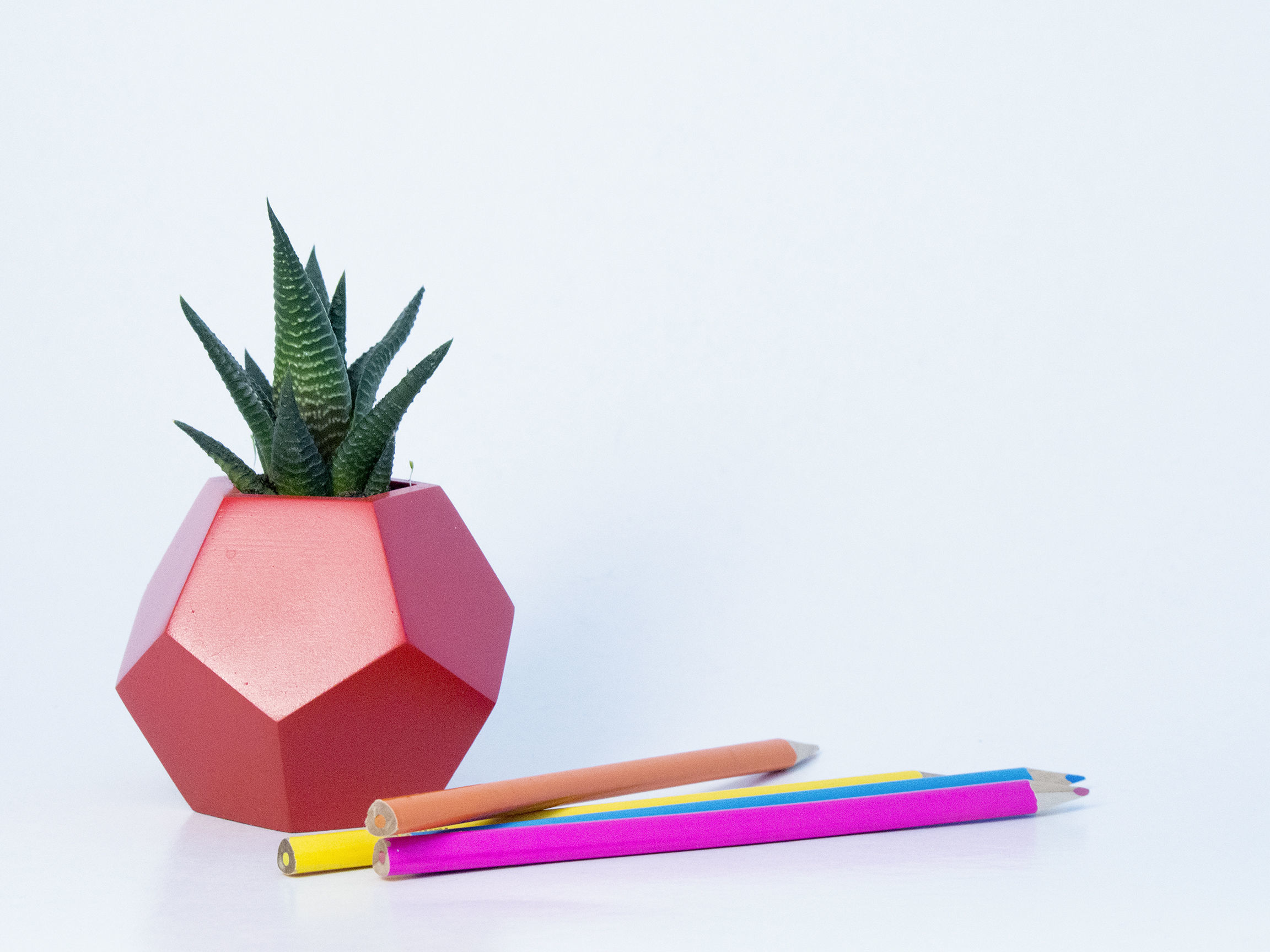 Dodecaedro planter 3D print model_1