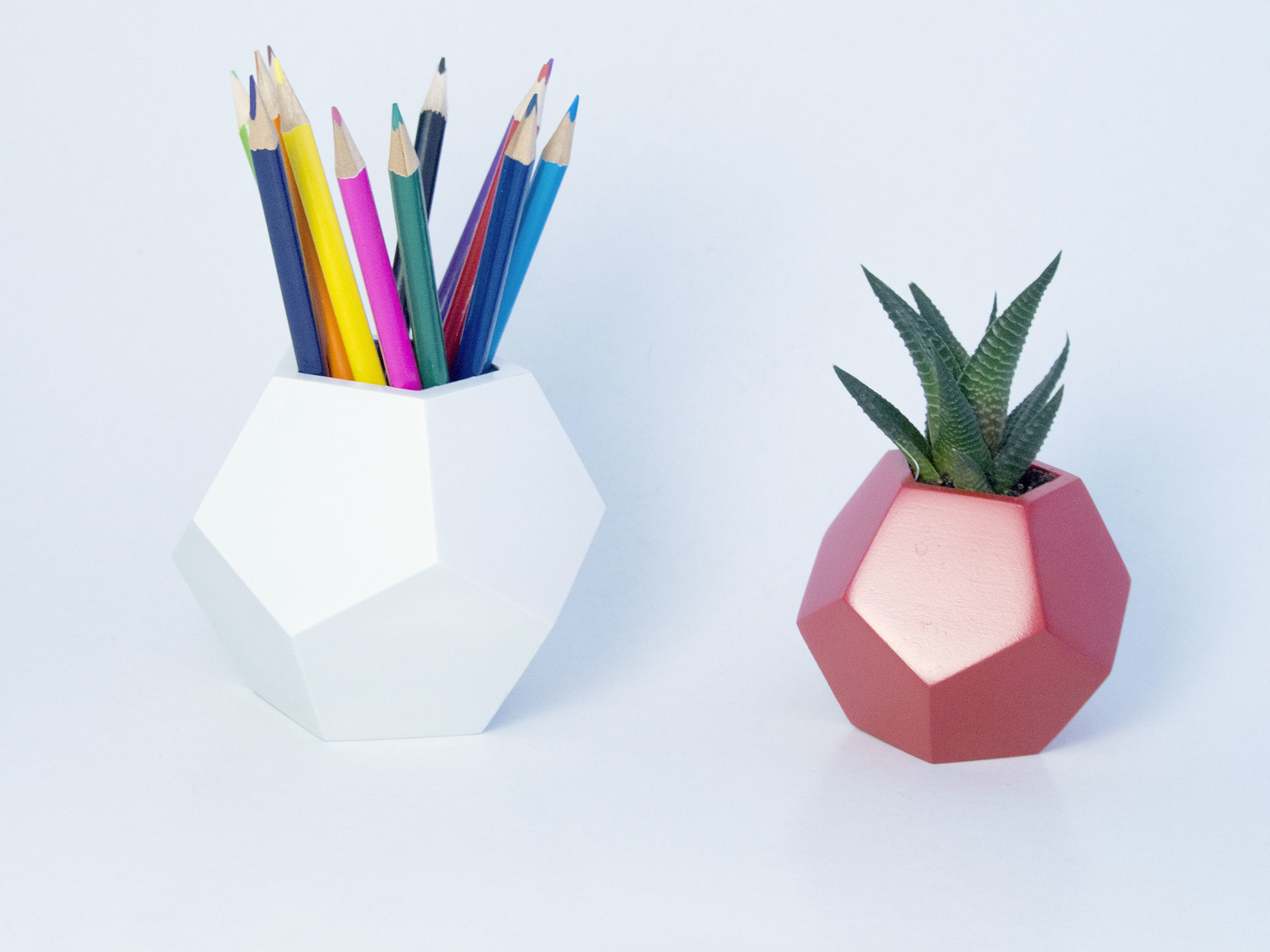 Dodecaedro planter 3D print model_2
