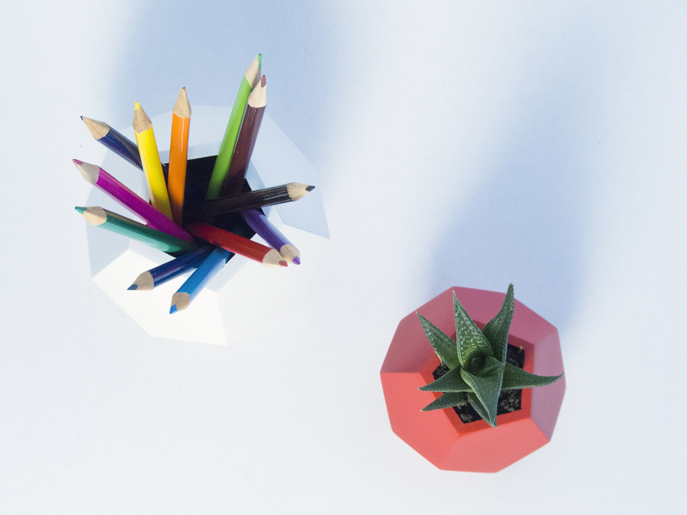 Dodecaedro planter 3D print model_3