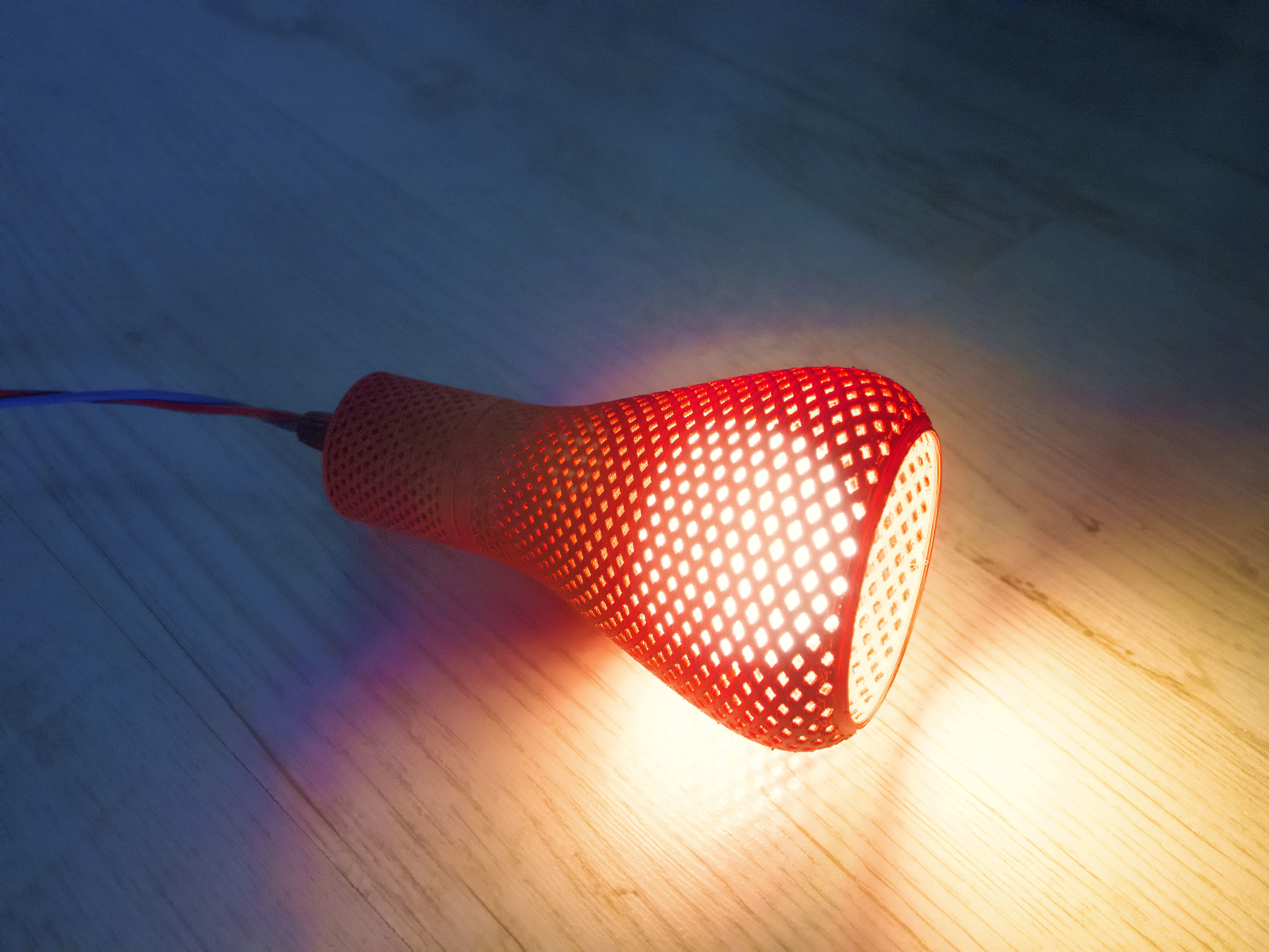 Spirals lampshade 3D print model_3