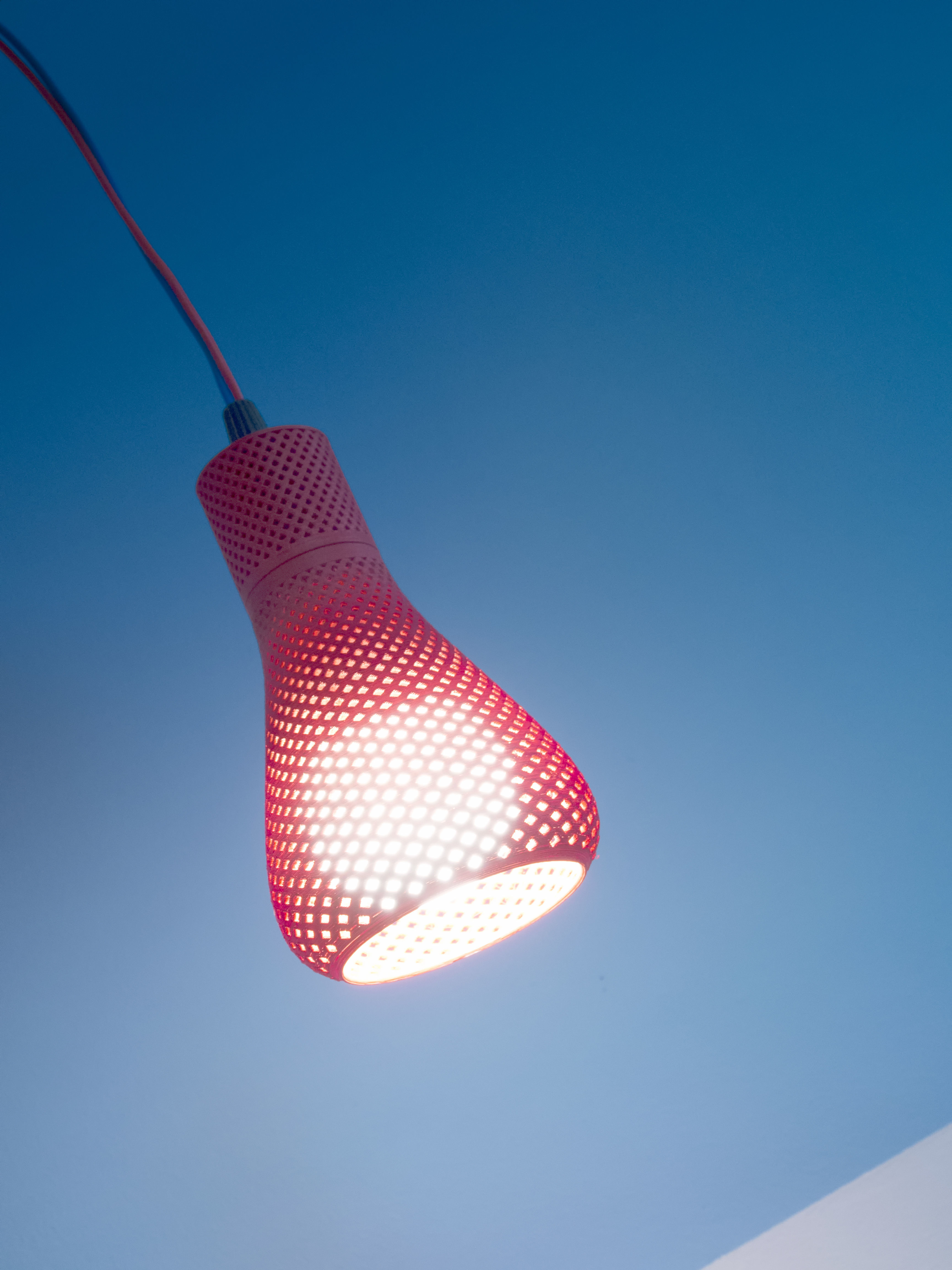 Spirals lampshade 3D print model_9