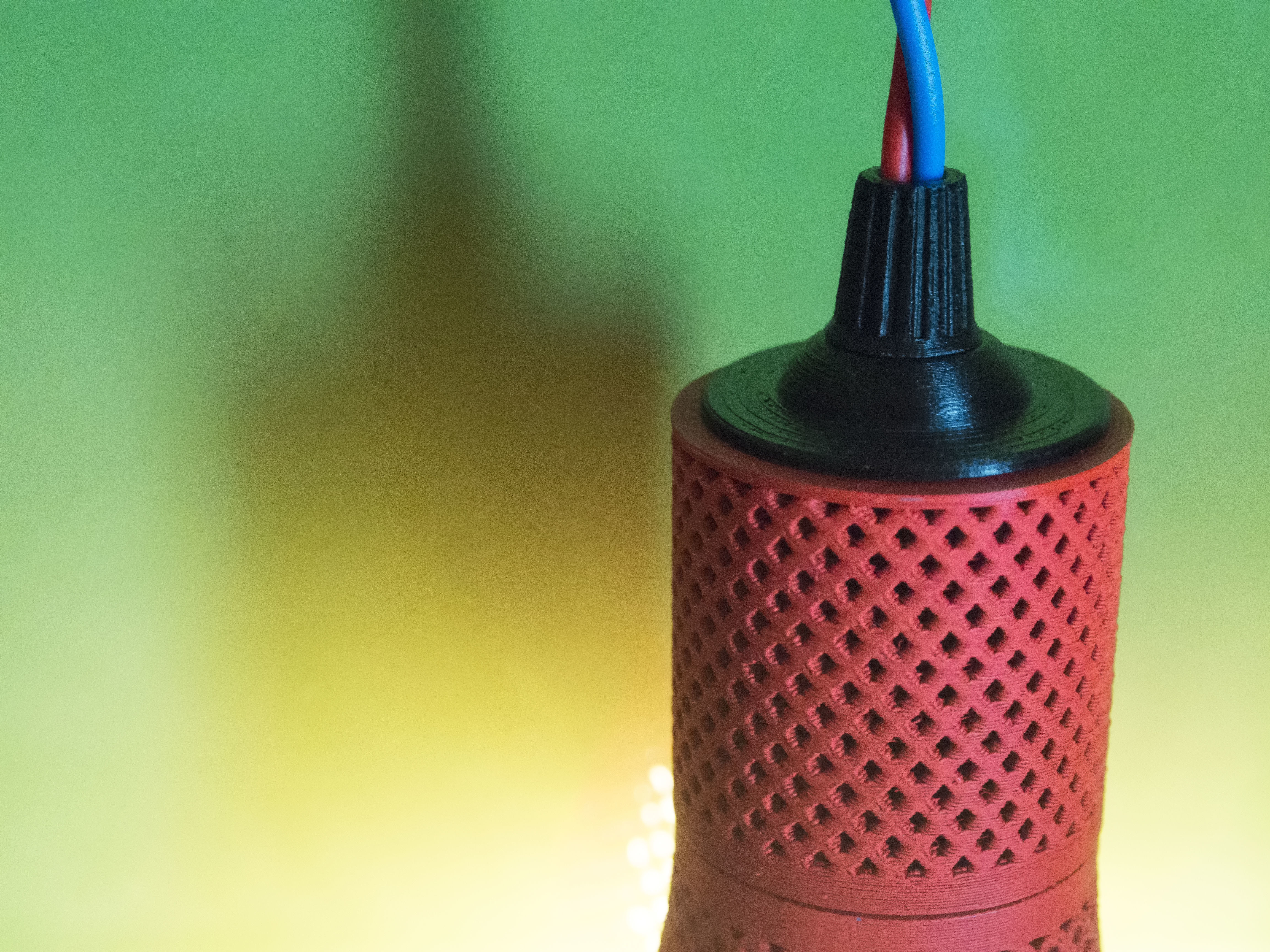 Spirals lampshade 3D print model_4