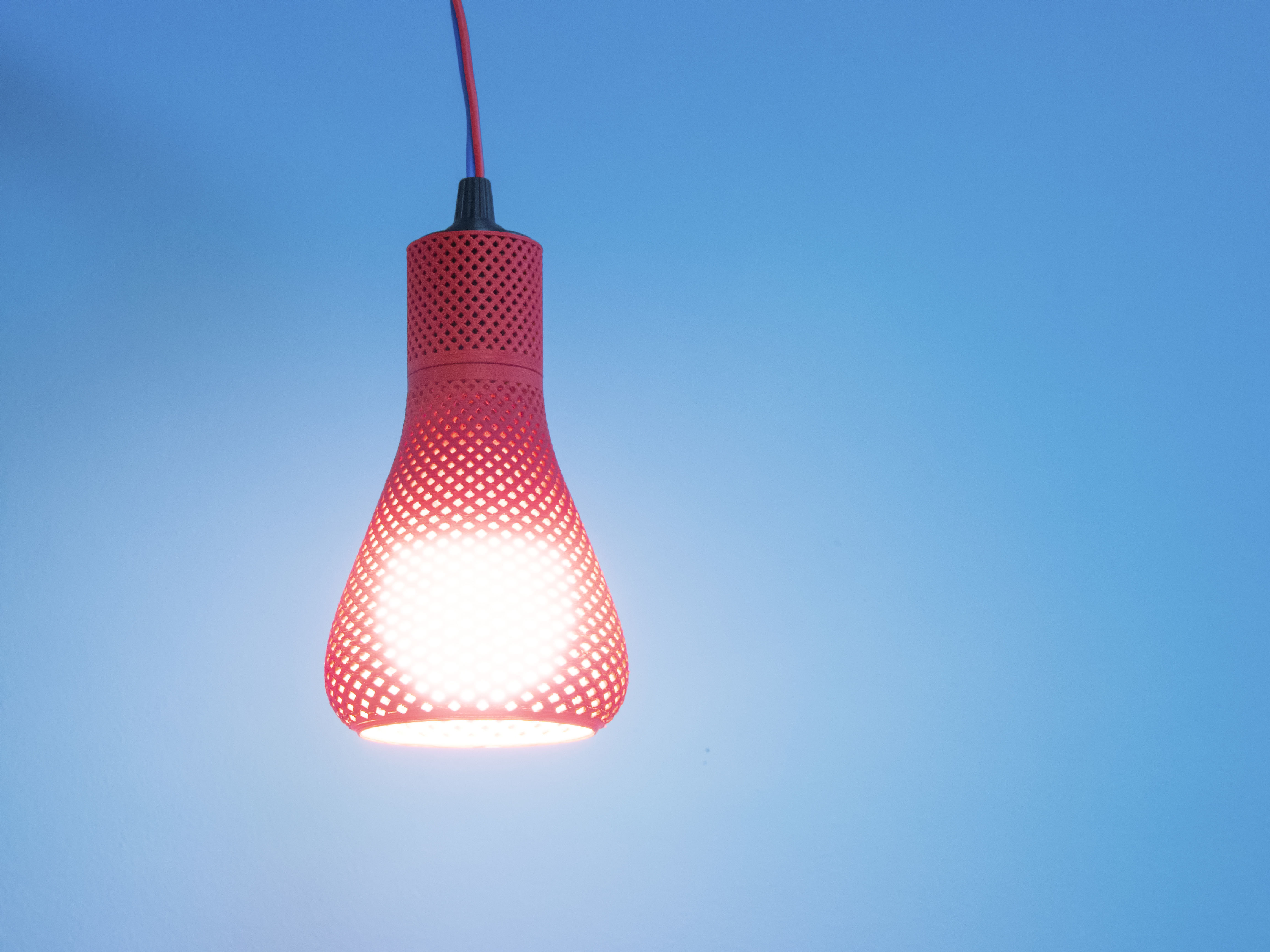 Spirals lampshade 3D print model_7