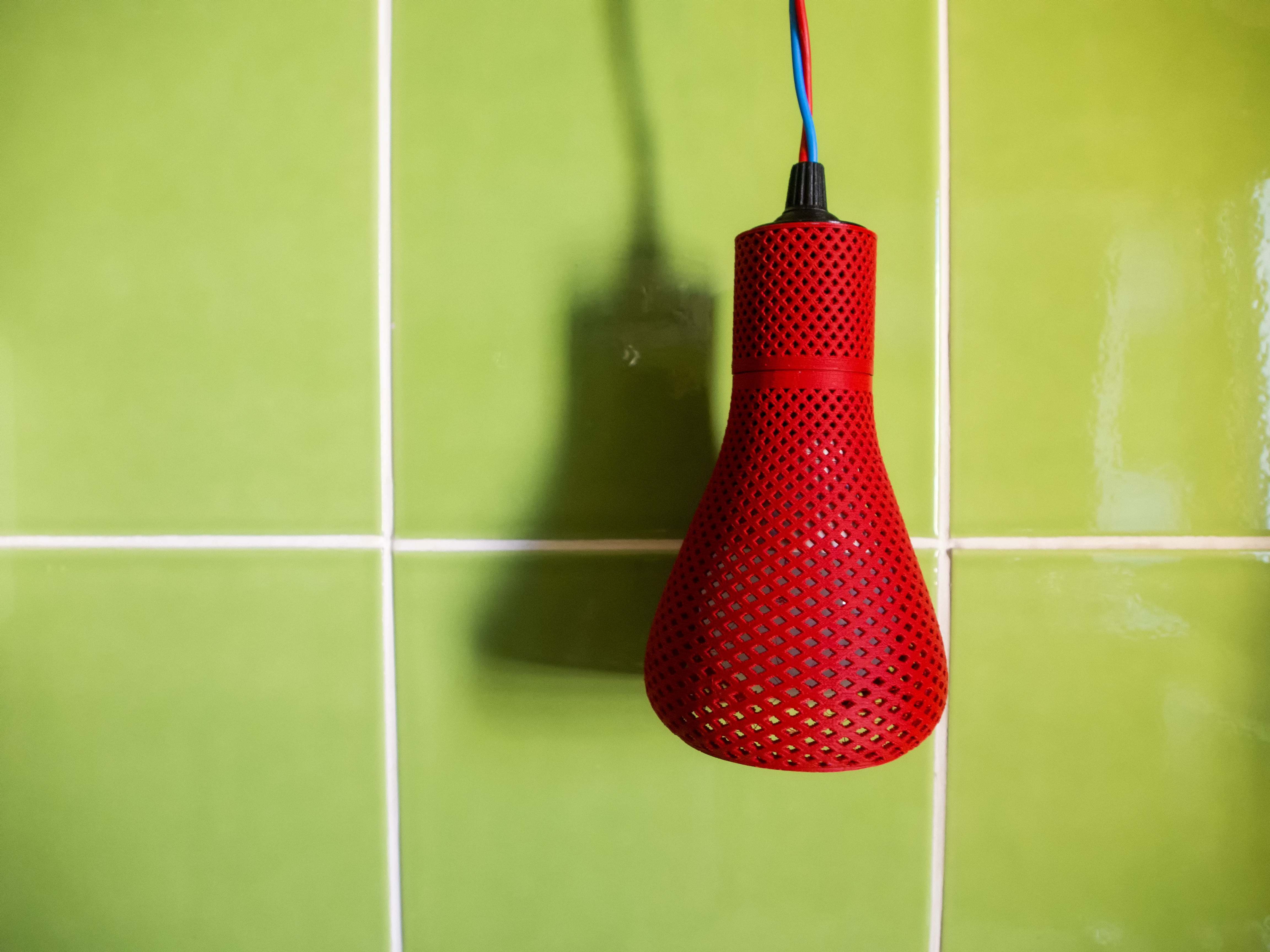 Spirals lampshade 3D print model_1